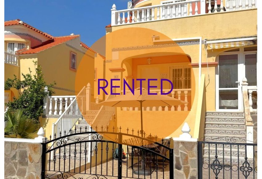 Long Term Rental - Townhouse -
Orihuela Costa