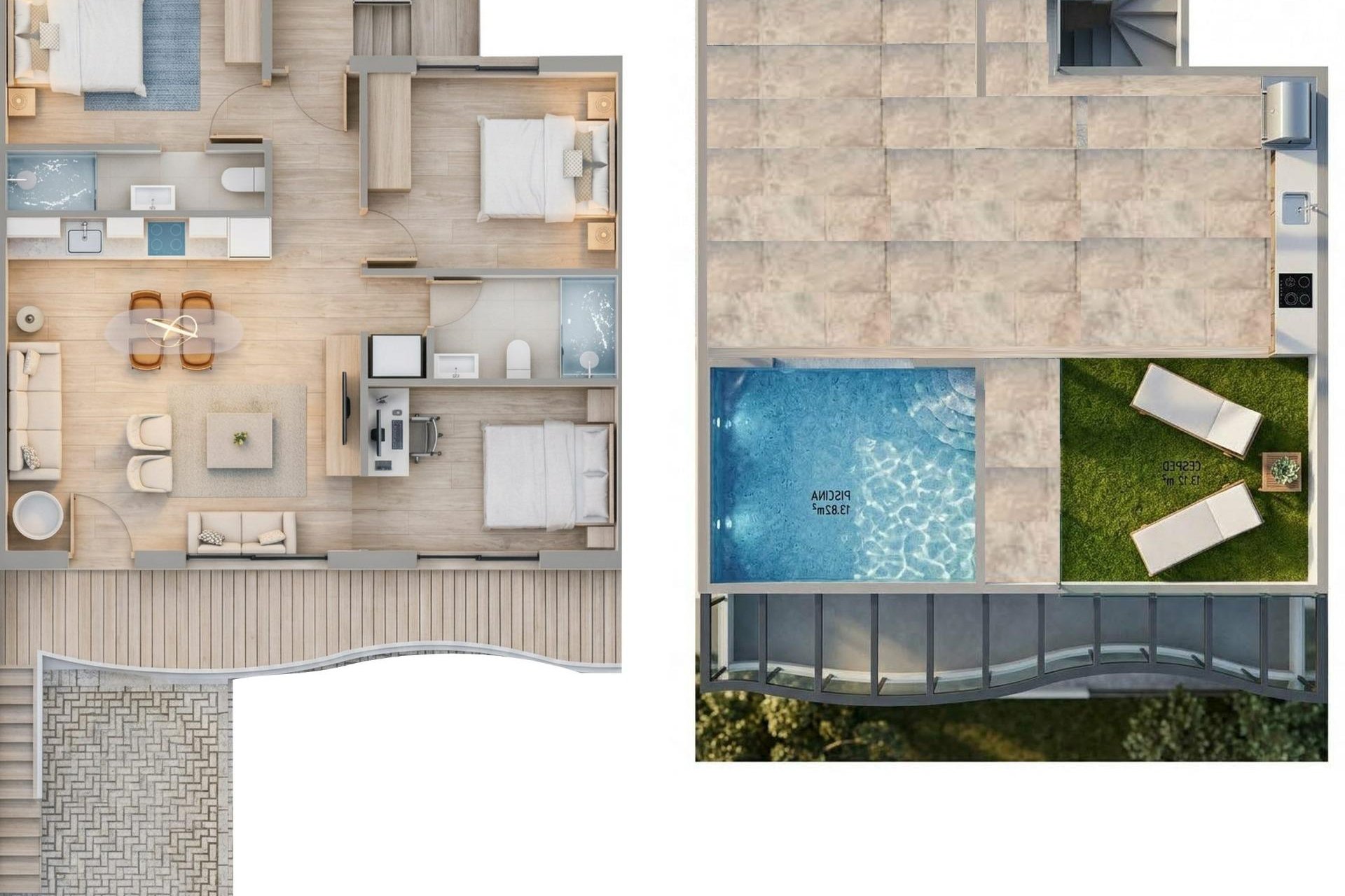 Neue Gebäude - Bungalow -
Pilar de la Horadada - parques de Andromeda