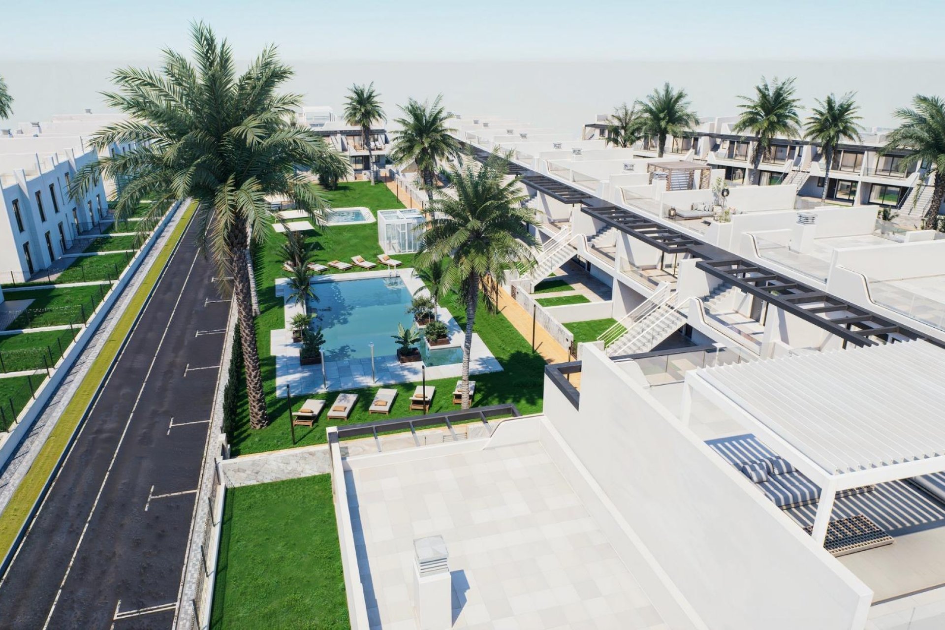 Neue Gebäude - Bungalow -
Pilar de la Horadada - pueblo