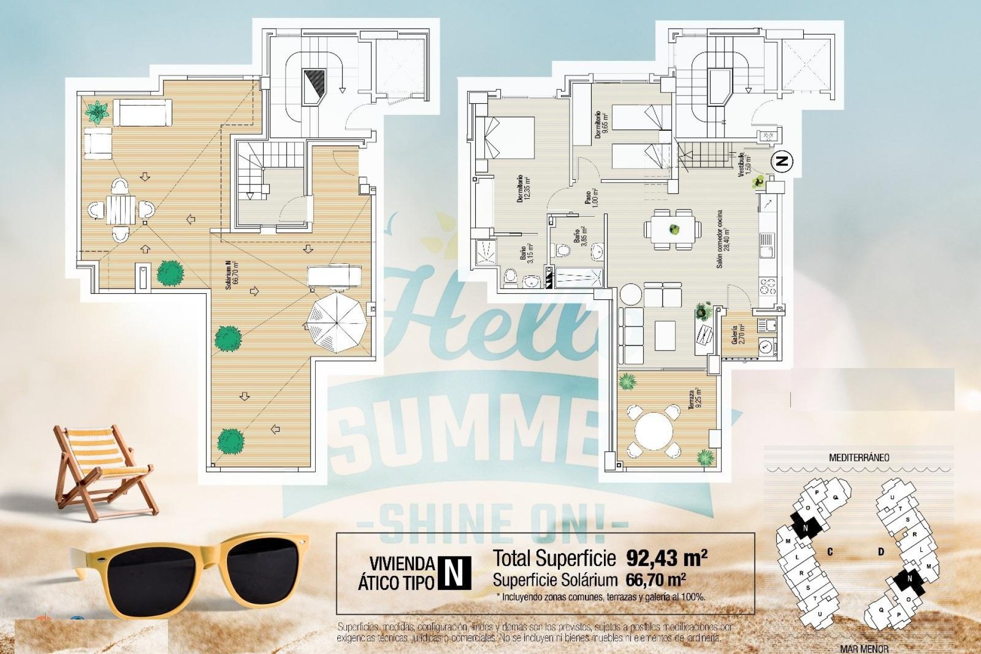 Neue Gebäude - Penthouse -
La Manga del Mar Menor - La Manga