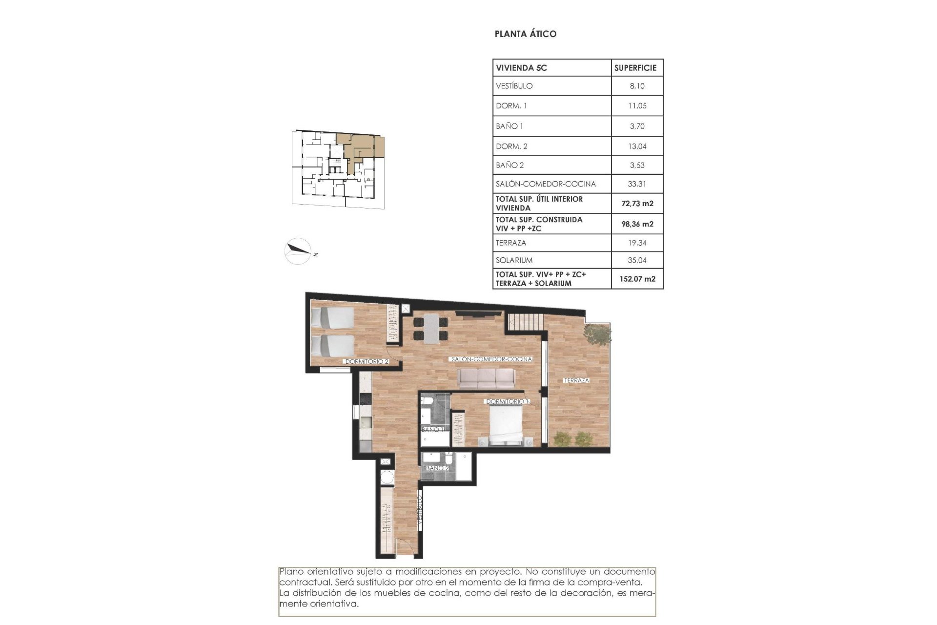Neue Gebäude - Penthouse -
Torrevieja - Parque de las Naciones