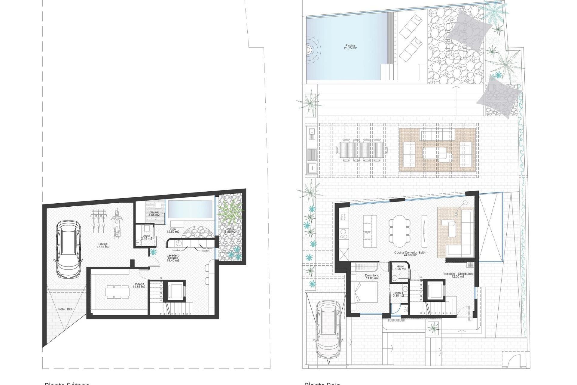 Neue Gebäude - Villa -
Cabo de Palos - Cala Flores