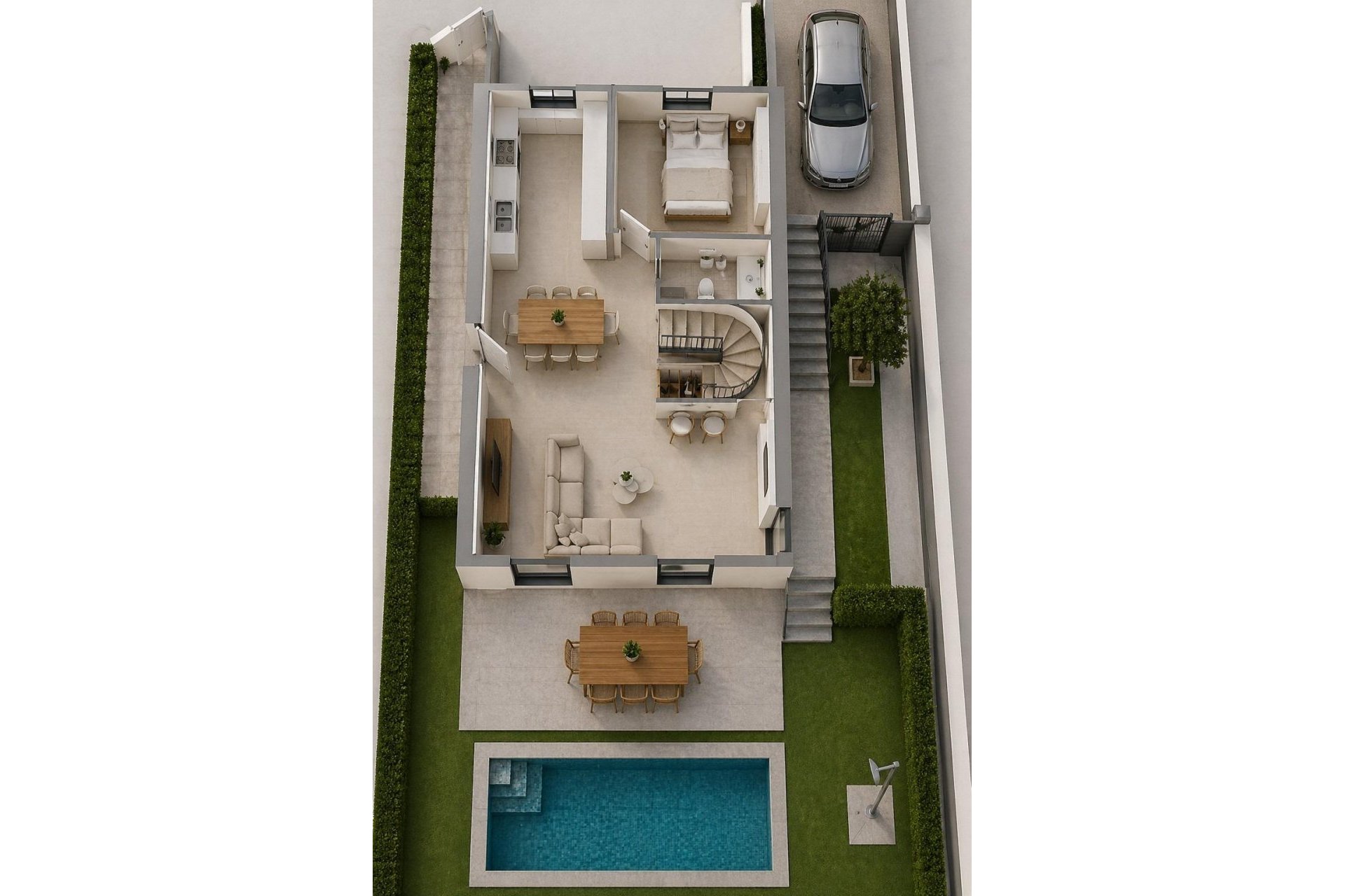 Neue Gebäude - Villa -
Mazarron - Country Club