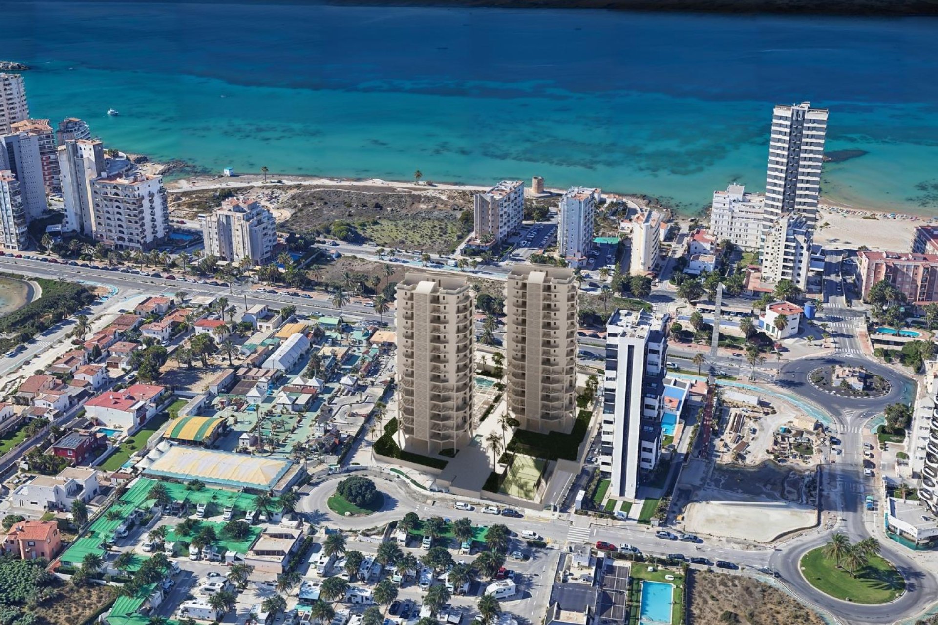 Neue Gebäude - Wohnung -
Calpe - Playa Arenal