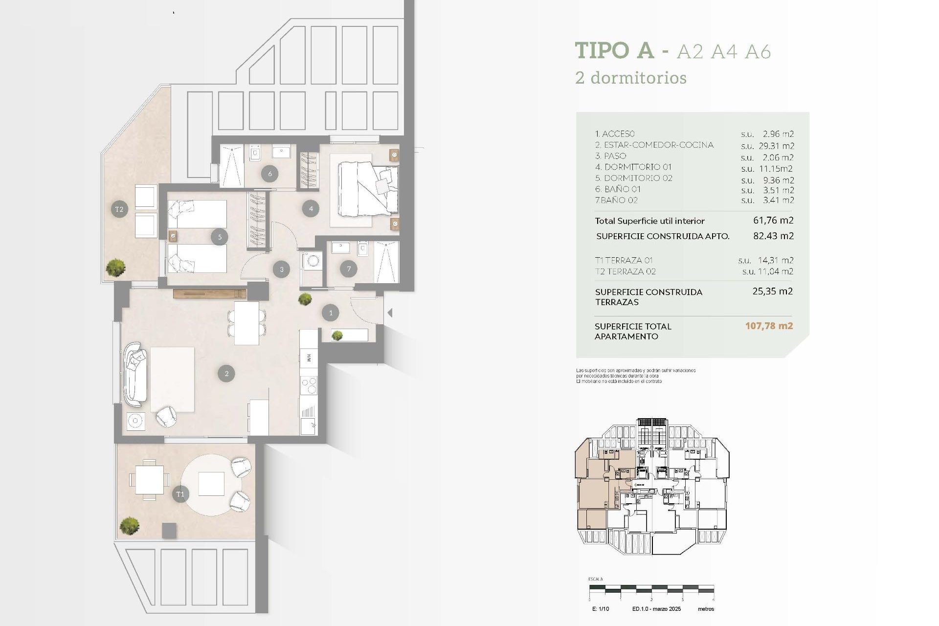 Neue Gebäude - Wohnung -
Calpe - Playa Arenal
