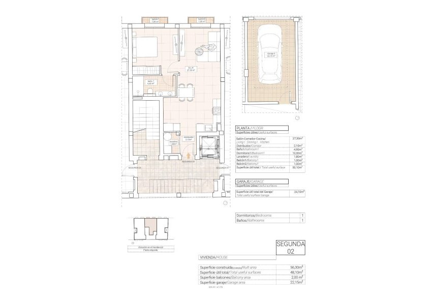 Neue Gebäude - Wohnung -
Hondón de las Nieves - Pueblo