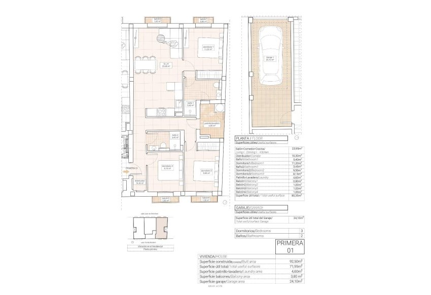 Neue Gebäude - Wohnung -
Hondón de las Nieves - Pueblo