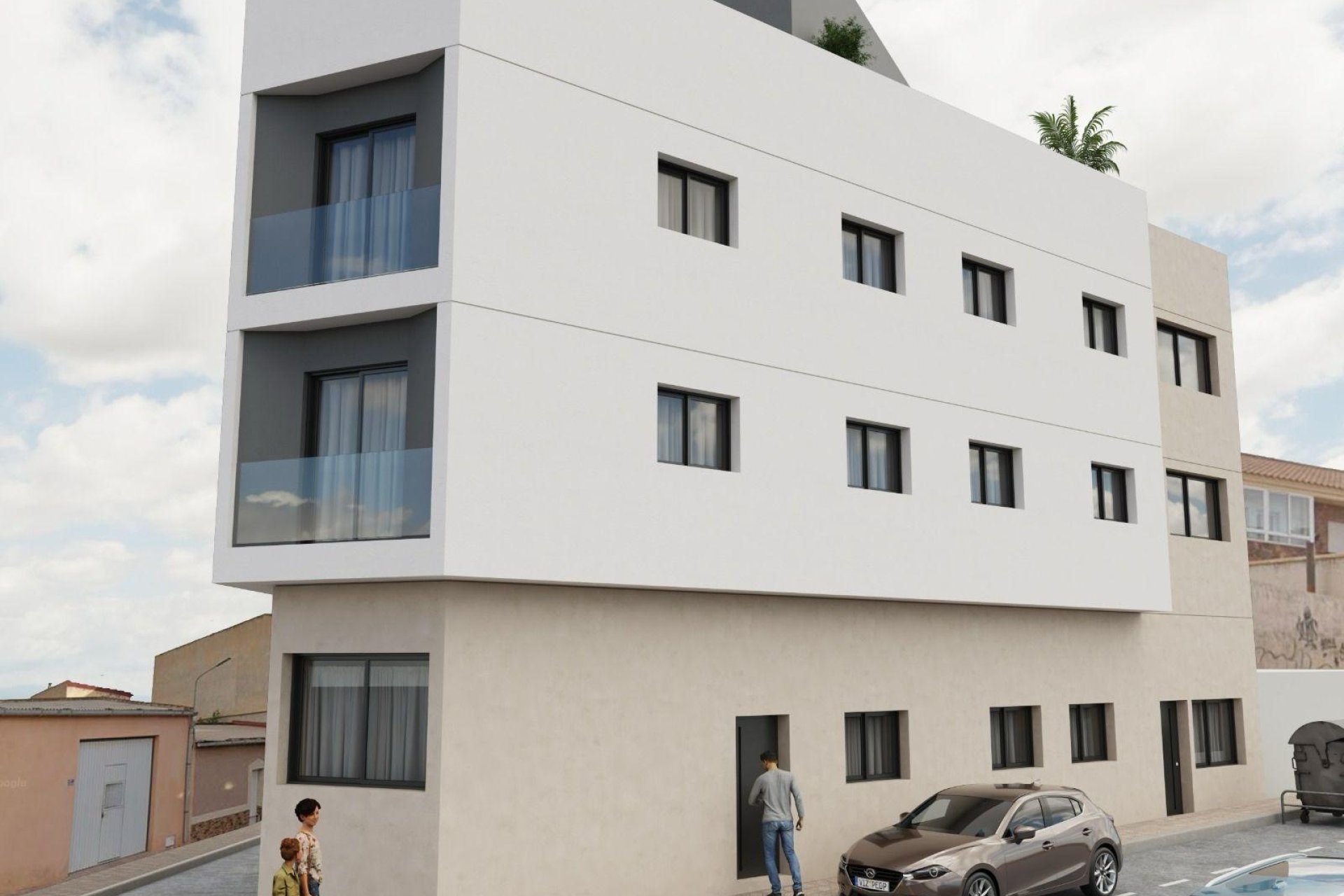 Neue Gebäude - Wohnung -
Mazarron - pueblo