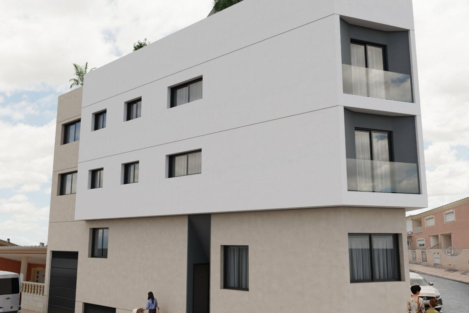Neue Gebäude - Wohnung -
Mazarron - pueblo