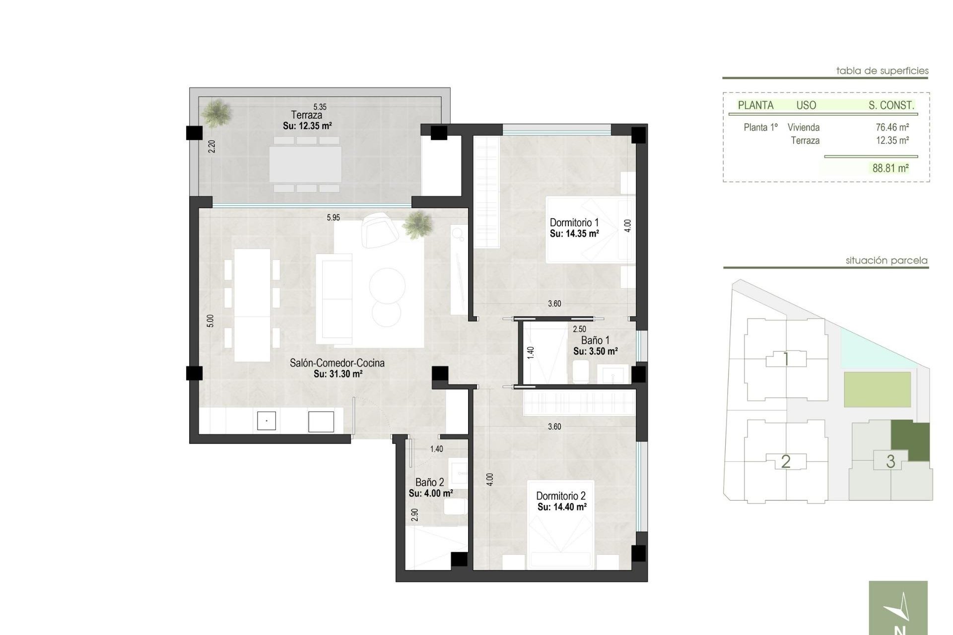 Neue Gebäude - Wohnung -
San Pedro del Pinatar - Centro