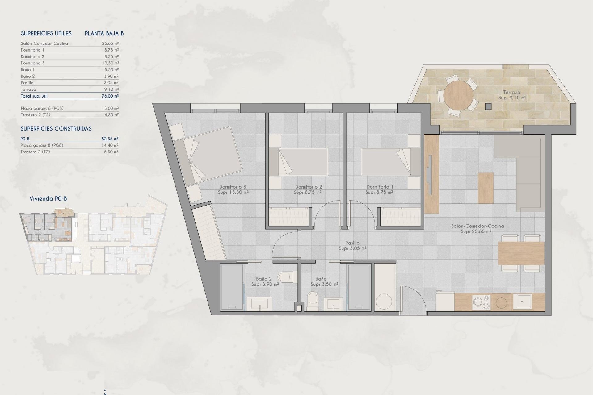 Neue Gebäude - Wohnung -
San Pedro del Pinatar - Lo Pagan