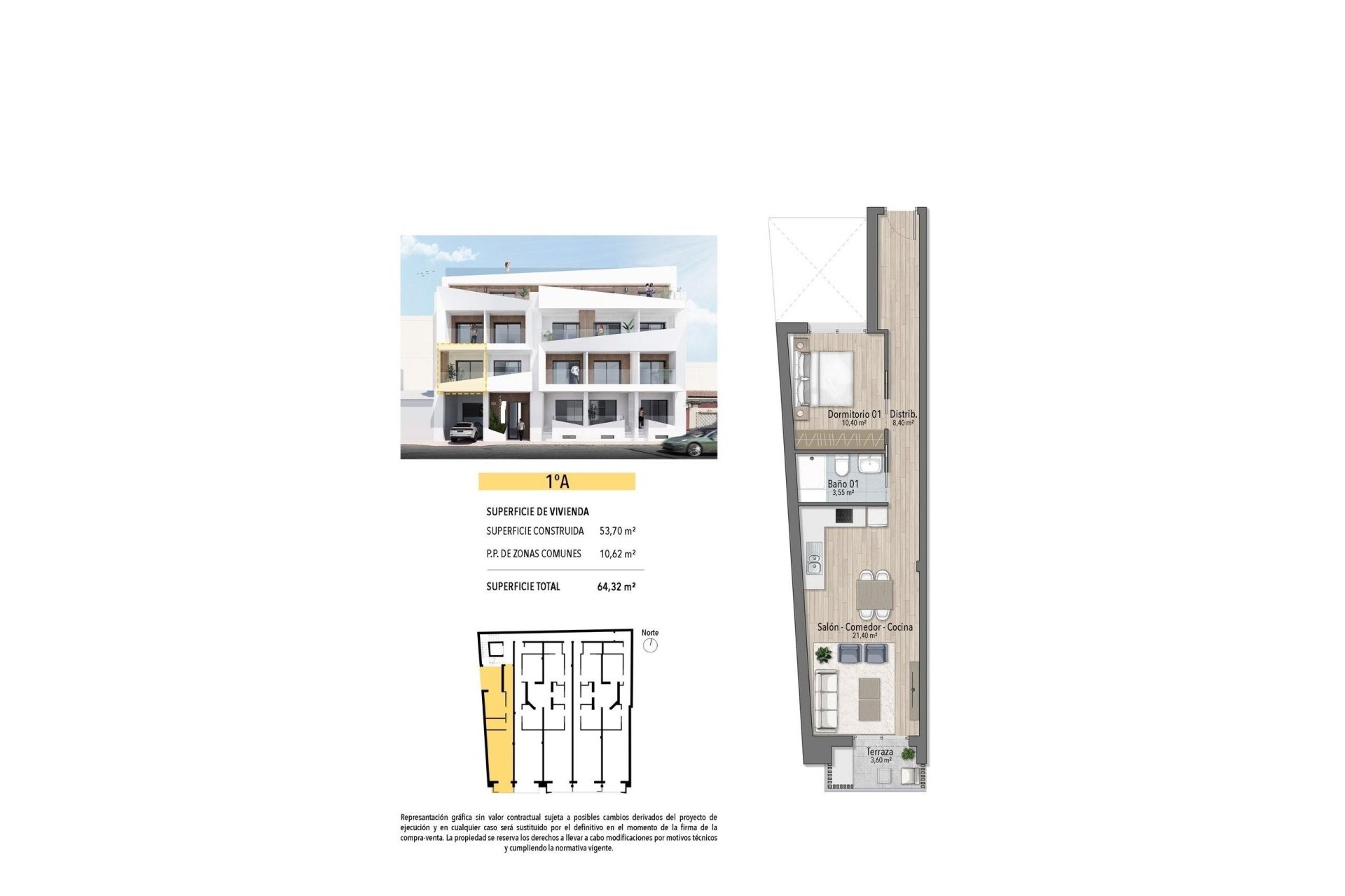 Neue Gebäude - Wohnung -
Torrevieja - Playa de El Cura