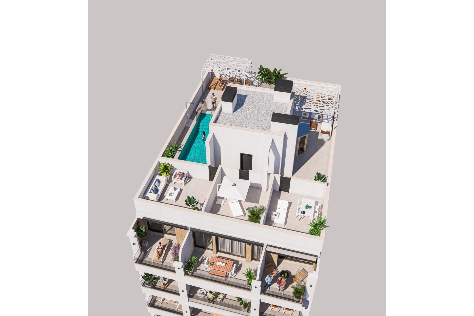 Neue Gebäude - Wohnung -
Torrevieja - Playa de El Cura