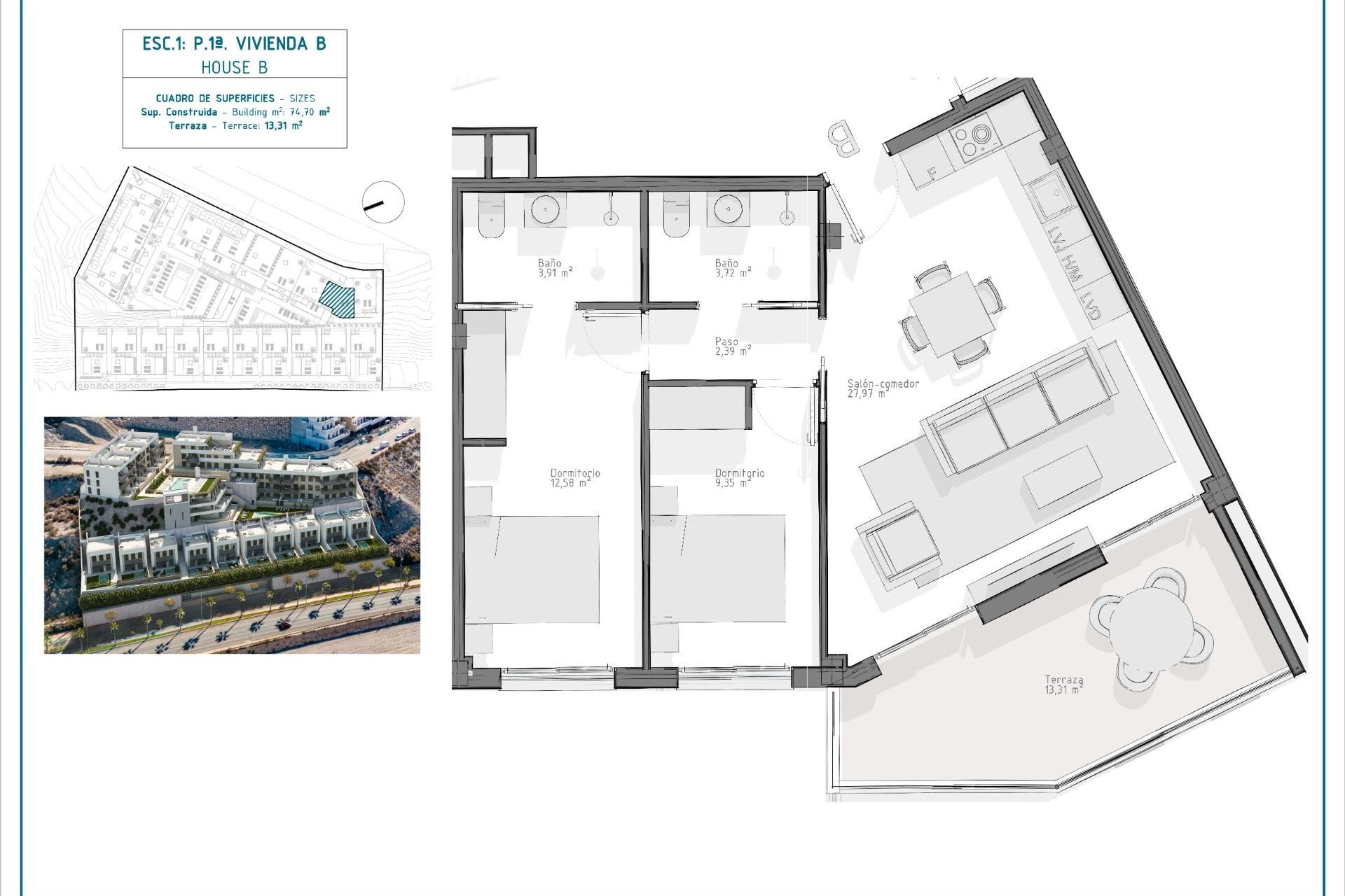 New Build - Apartment -
Águilas - Playa del Hornillo