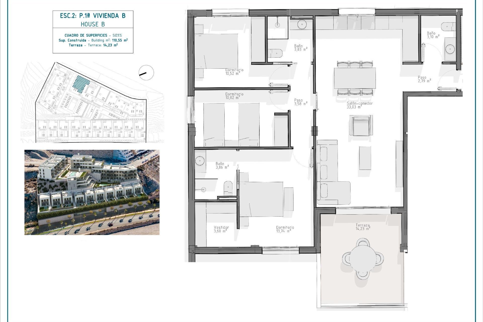 New Build - Apartment -
Águilas - Playa del Hornillo