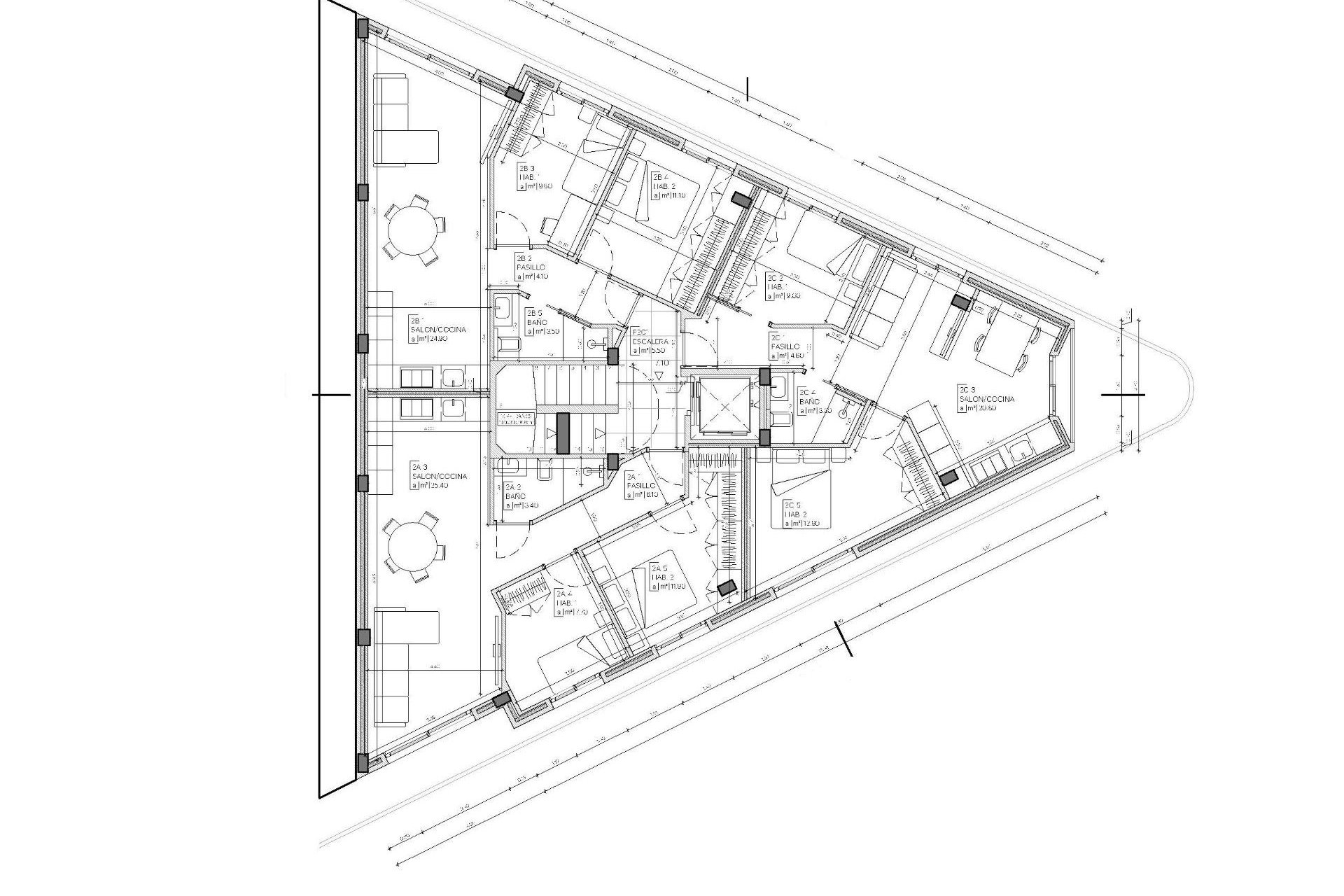 New Build - Apartment -
Mazarron - pueblo
