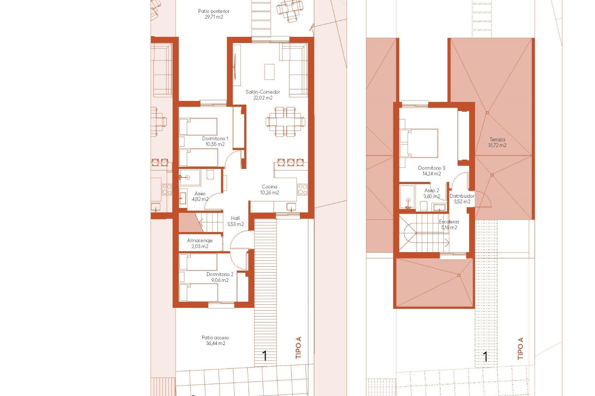 New Build - Townhouse -
Baños y Mendigo - Altaona Golf