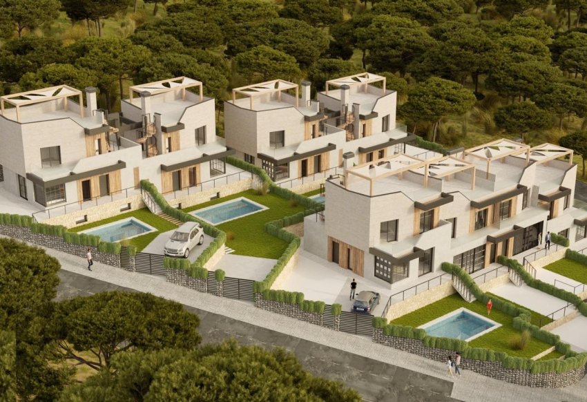 New Build - Townhouse -
Polop - PAU1