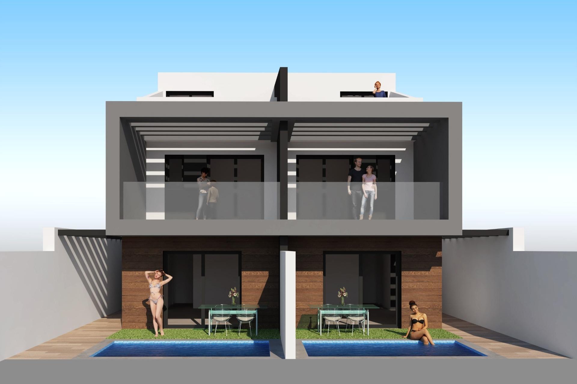 New Build - Townhouse -
San Javier - Santiago De La Ribera