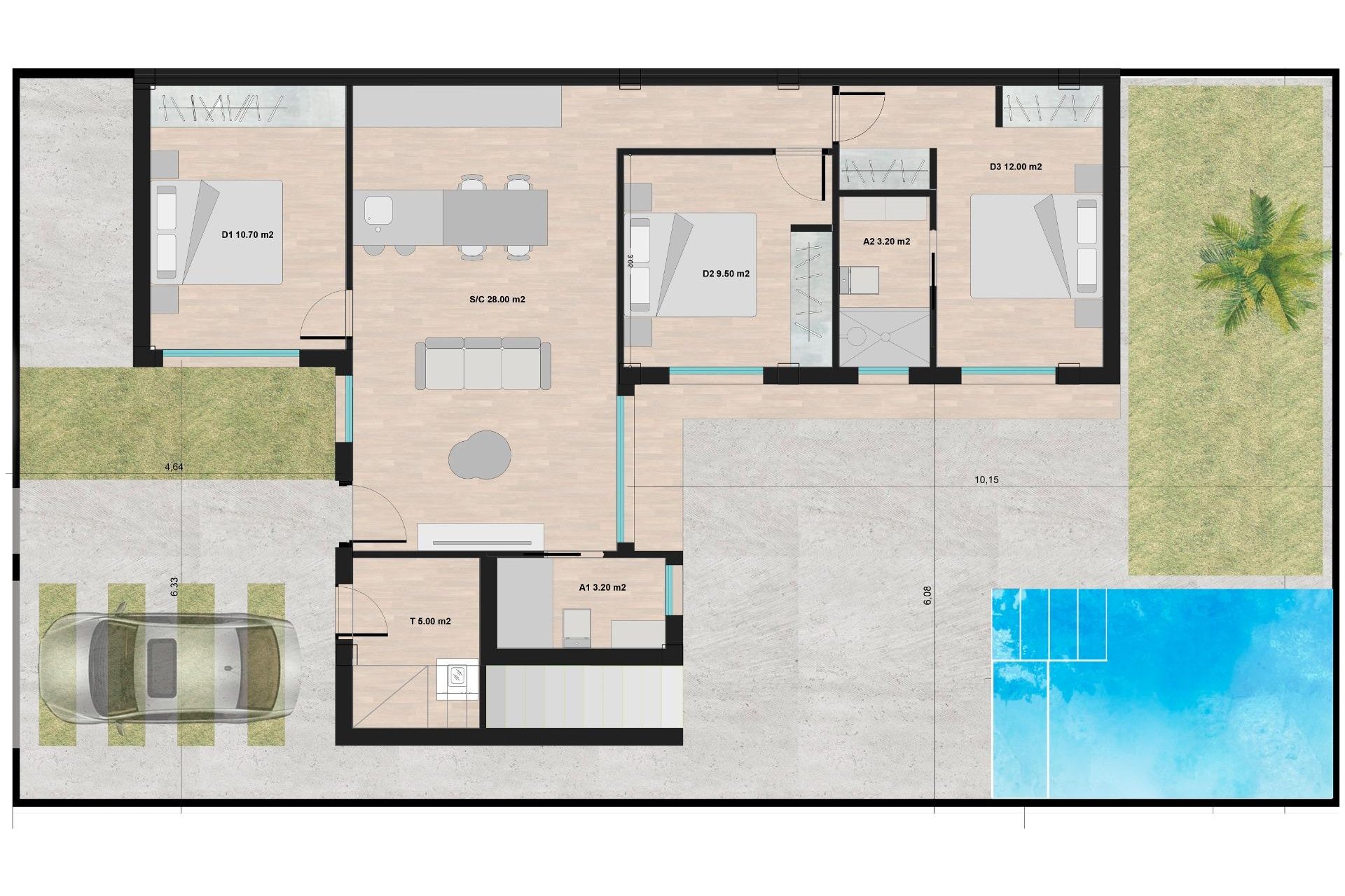 New Build - Townhouse -
Torre Pacheco - Roldán