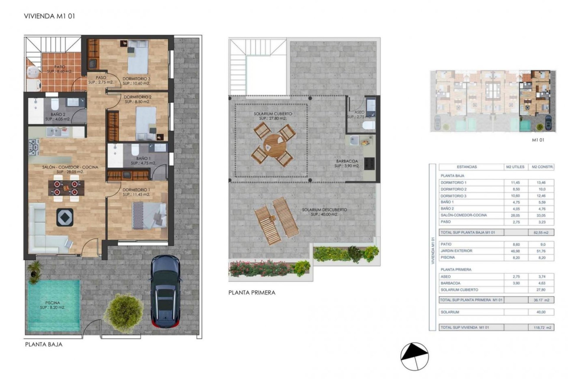 New Build - Townhouse -
Torre Pacheco - Torrepacheco
