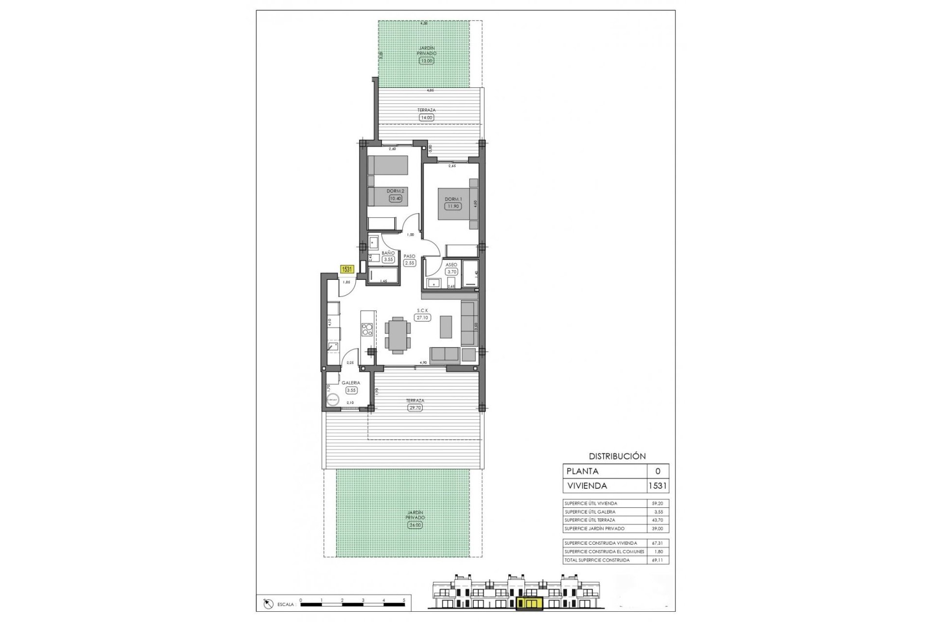 Nybyggnation - Bungalow -
Algorfa - La Finca Golf