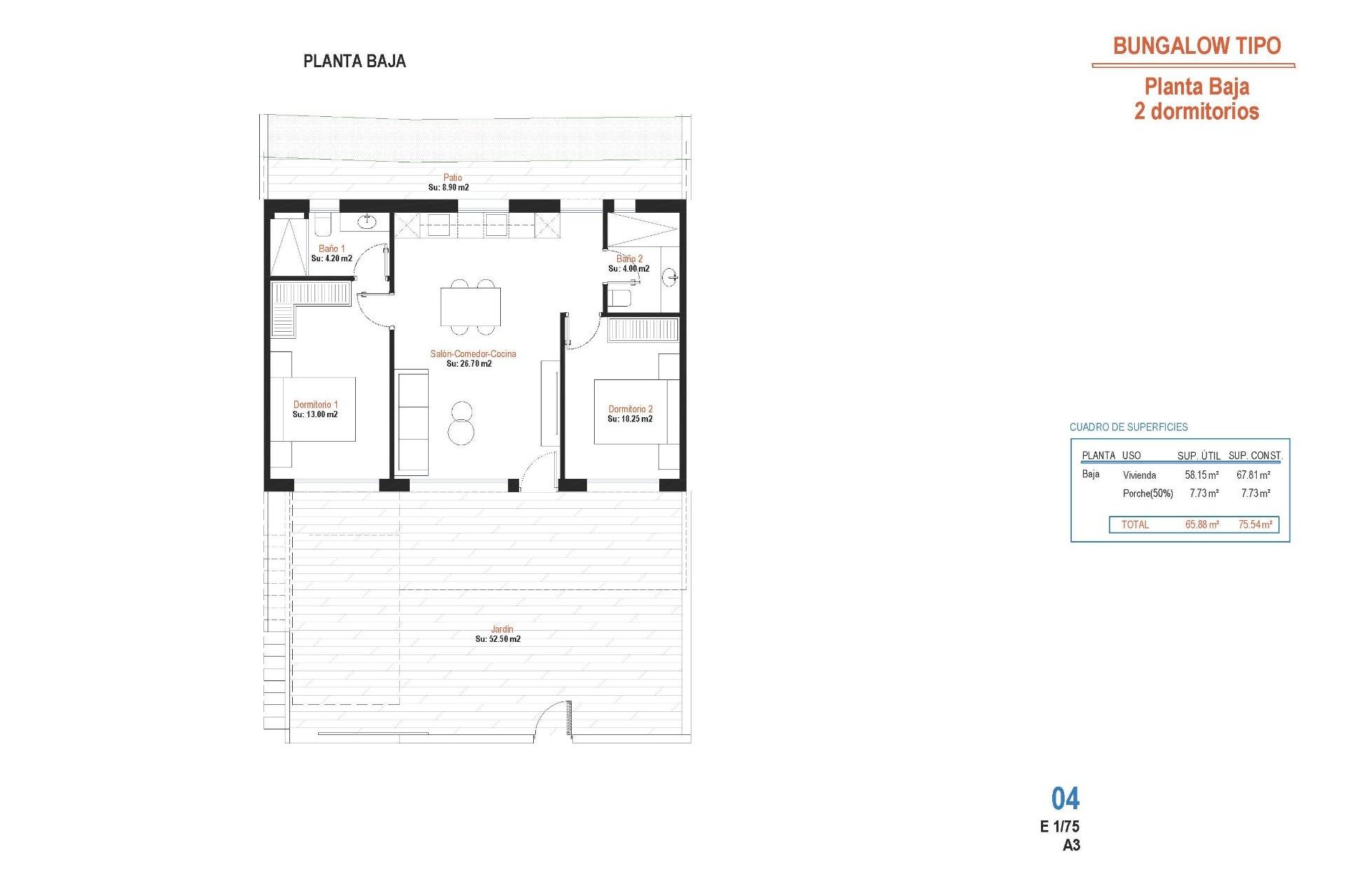 Nybyggnation - Bungalow -
Alhama de Murcia - Condado De Alhama