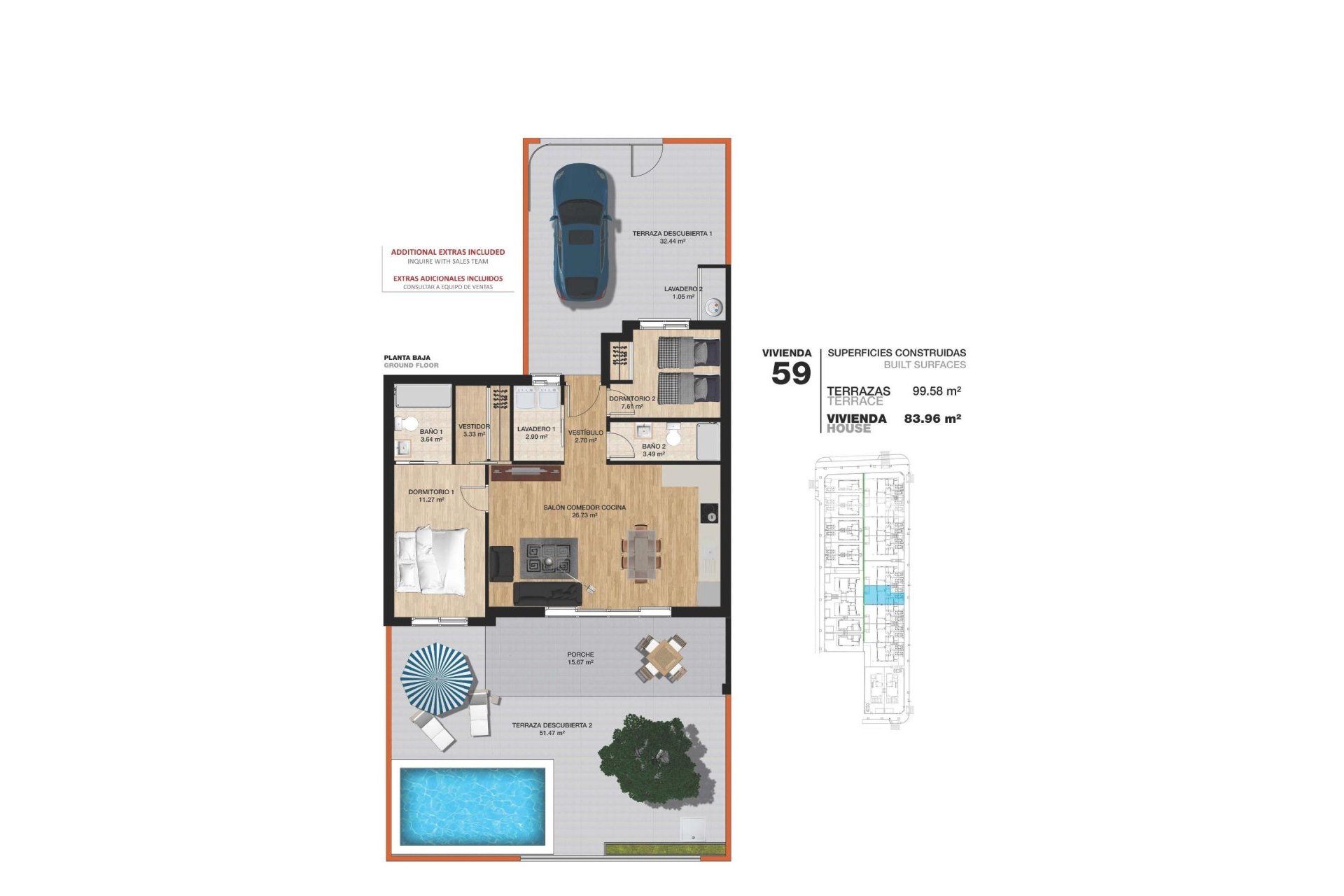 Nybyggnation - Bungalow -
Pilar de la Horadada - La Torre De La Horadada