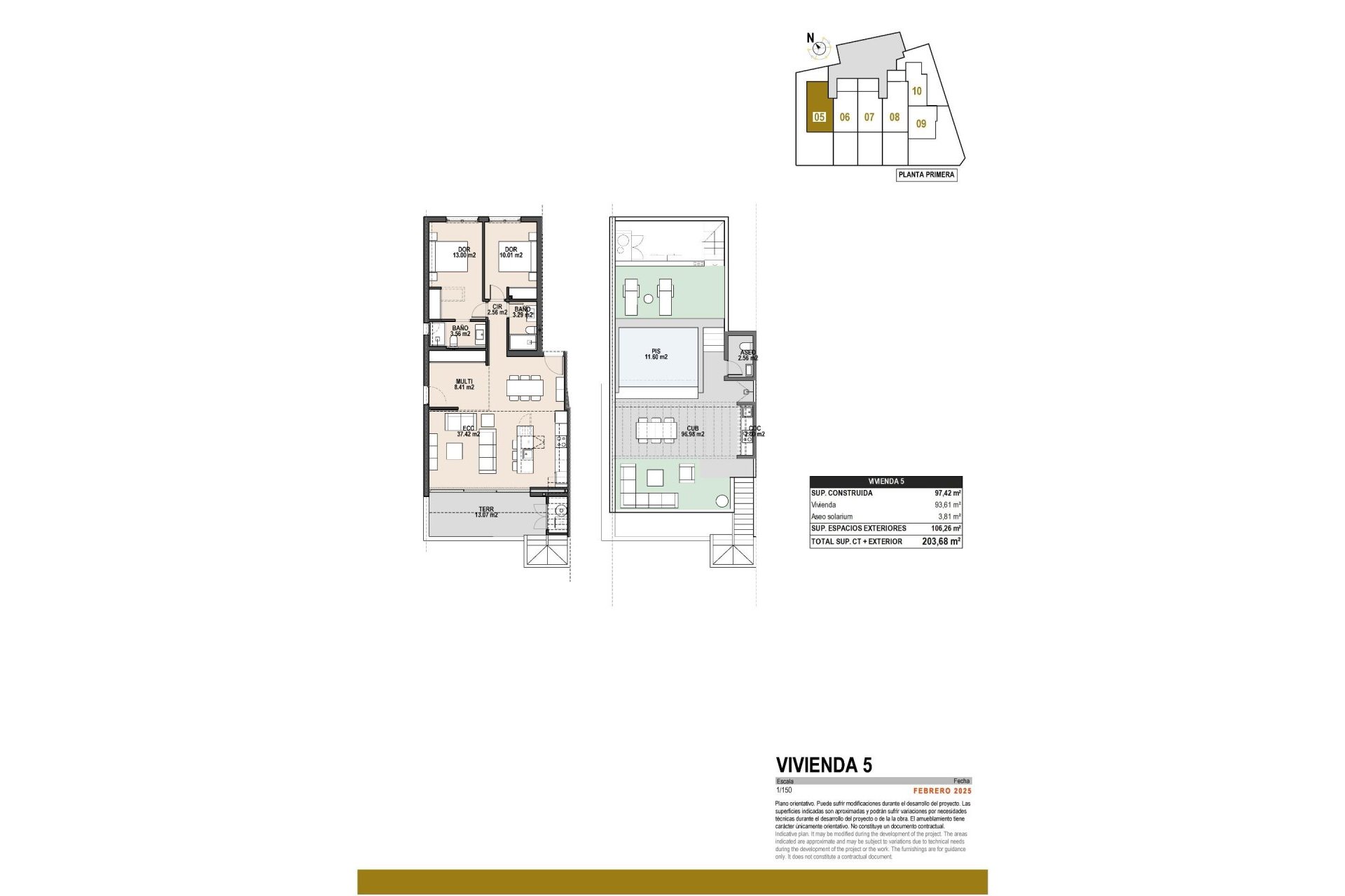 Nybyggnation - Bungalow -
Pilar de la Horadada - parques de Andromeda