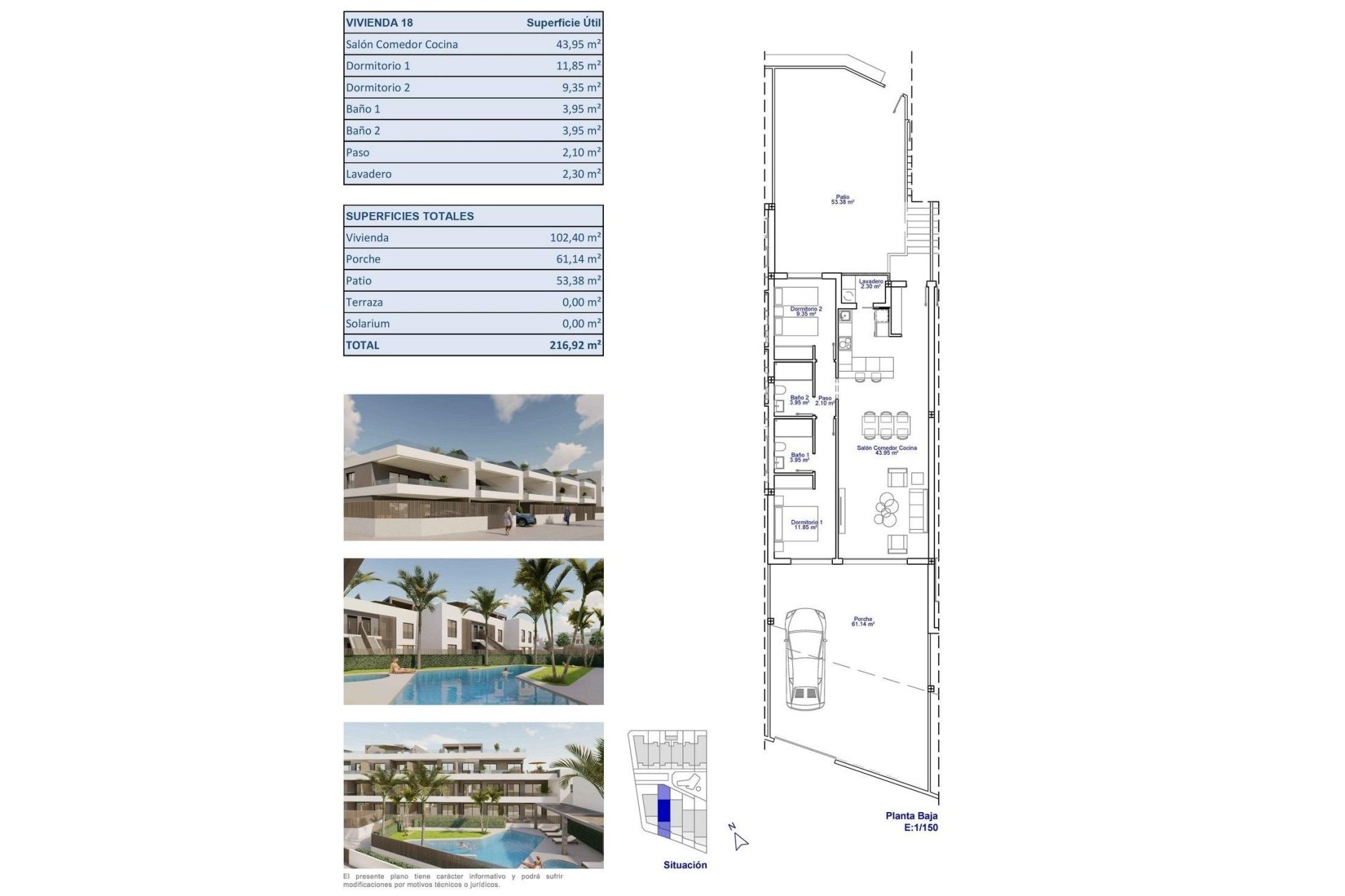 Nybyggnation - Bungalow -
Pilar de la Horadada - pueblo