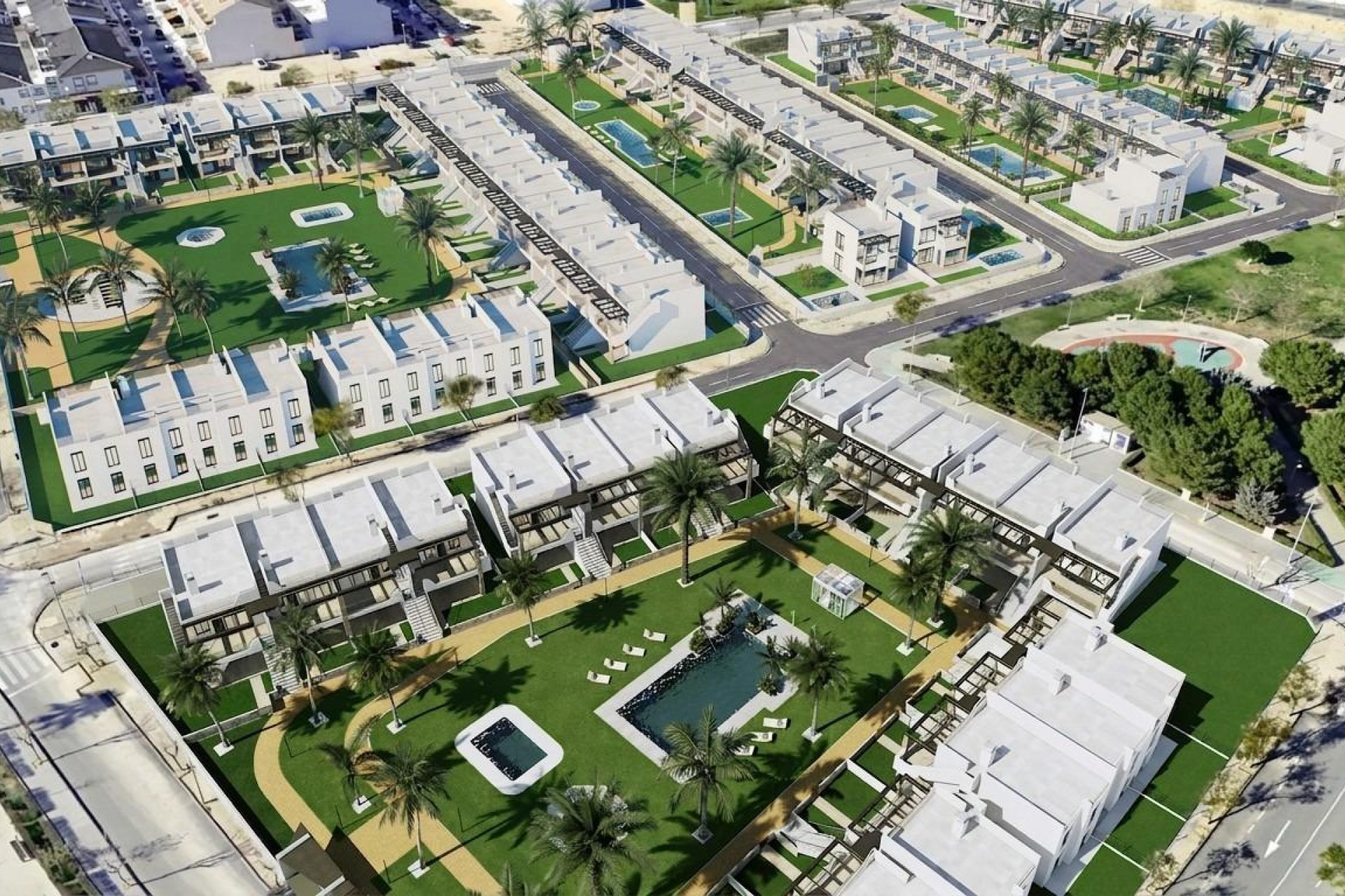 Nybyggnation - Bungalow -
Pilar de la Horadada - pueblo