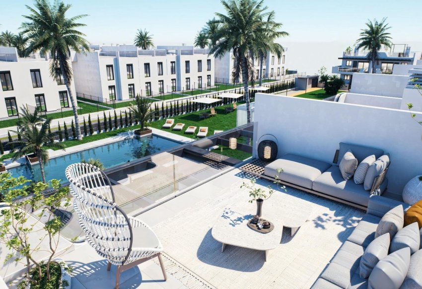 Nybyggnation - Bungalow -
Pilar de la Horadada - pueblo