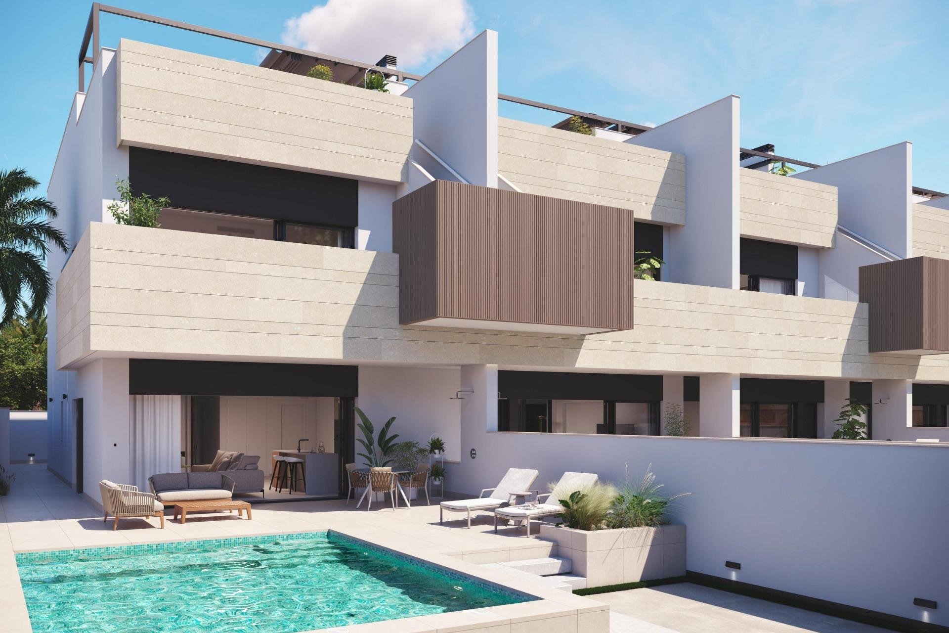Nybyggnation - Bungalow -
Pilar de la Horadada - pueblo
