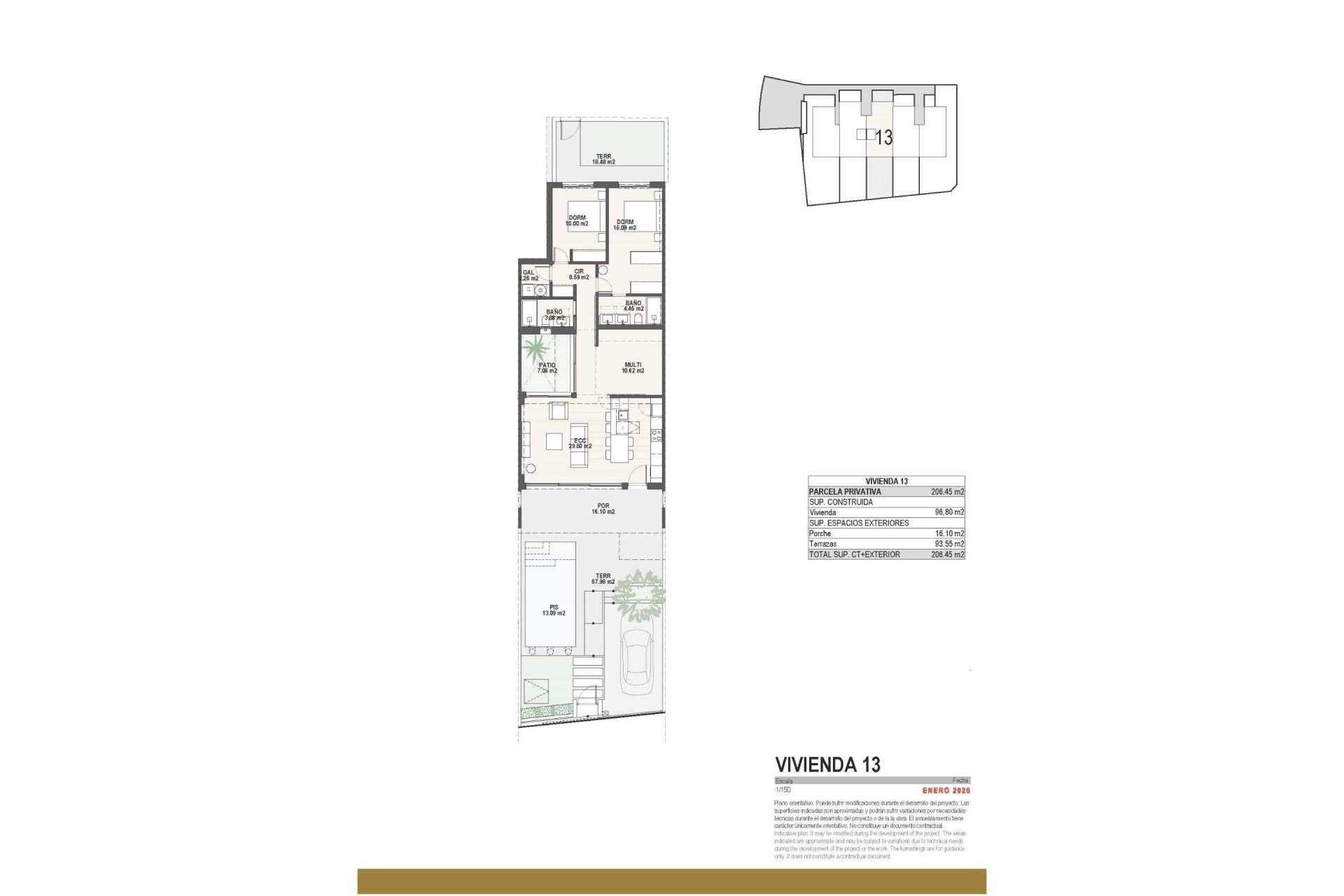 Nybyggnation - Bungalow -
Pilar de la Horadada - pueblo