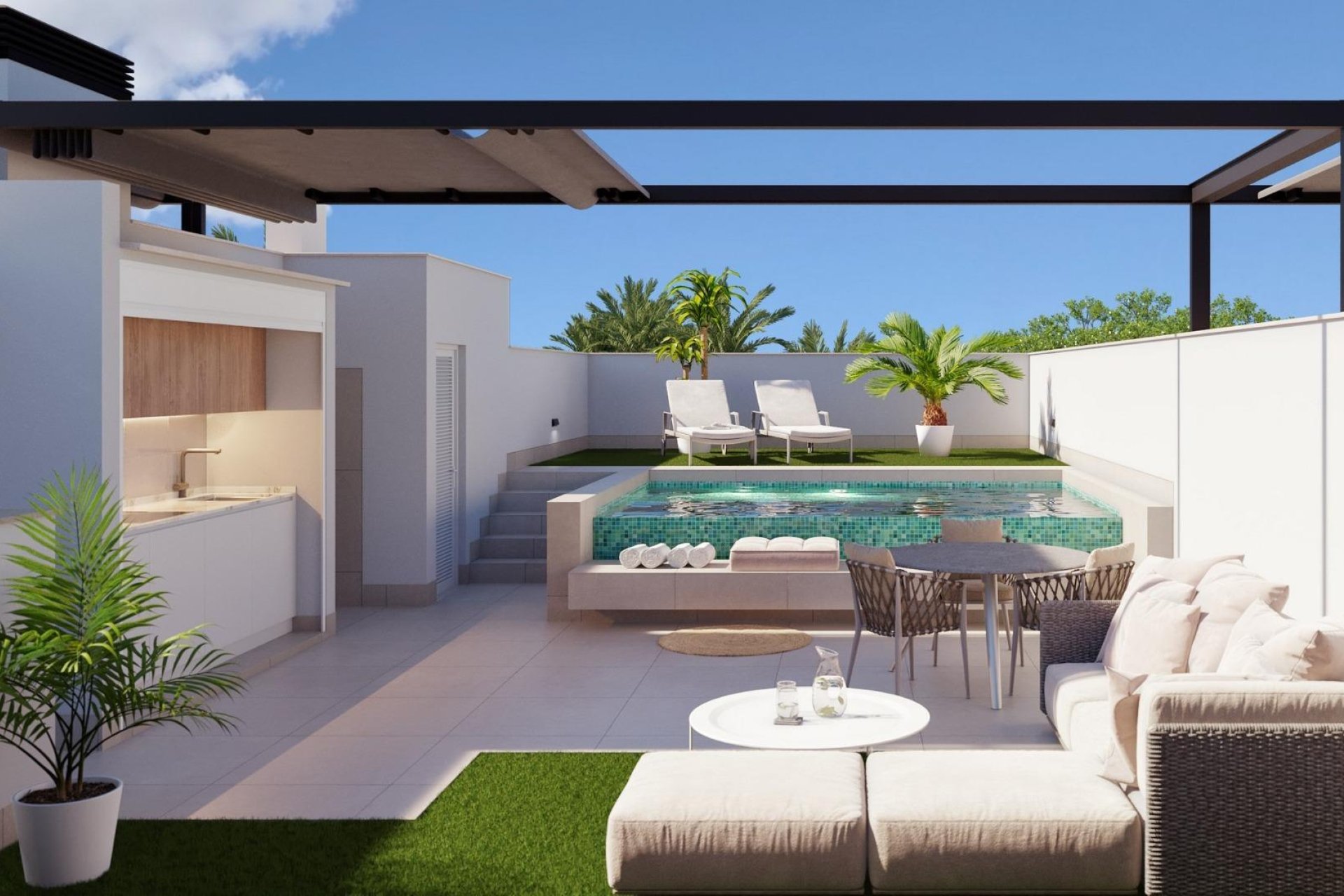 Nybyggnation - Bungalow -
Pilar de la Horadada - pueblo