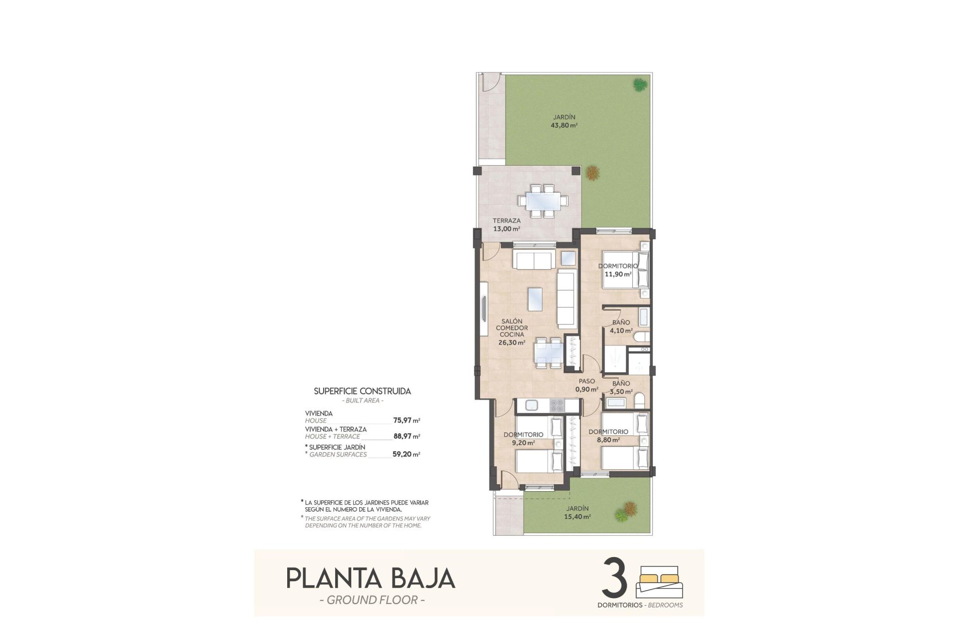 Nybyggnation - Bungalow -
San Miguel de Salinas - La Cañada