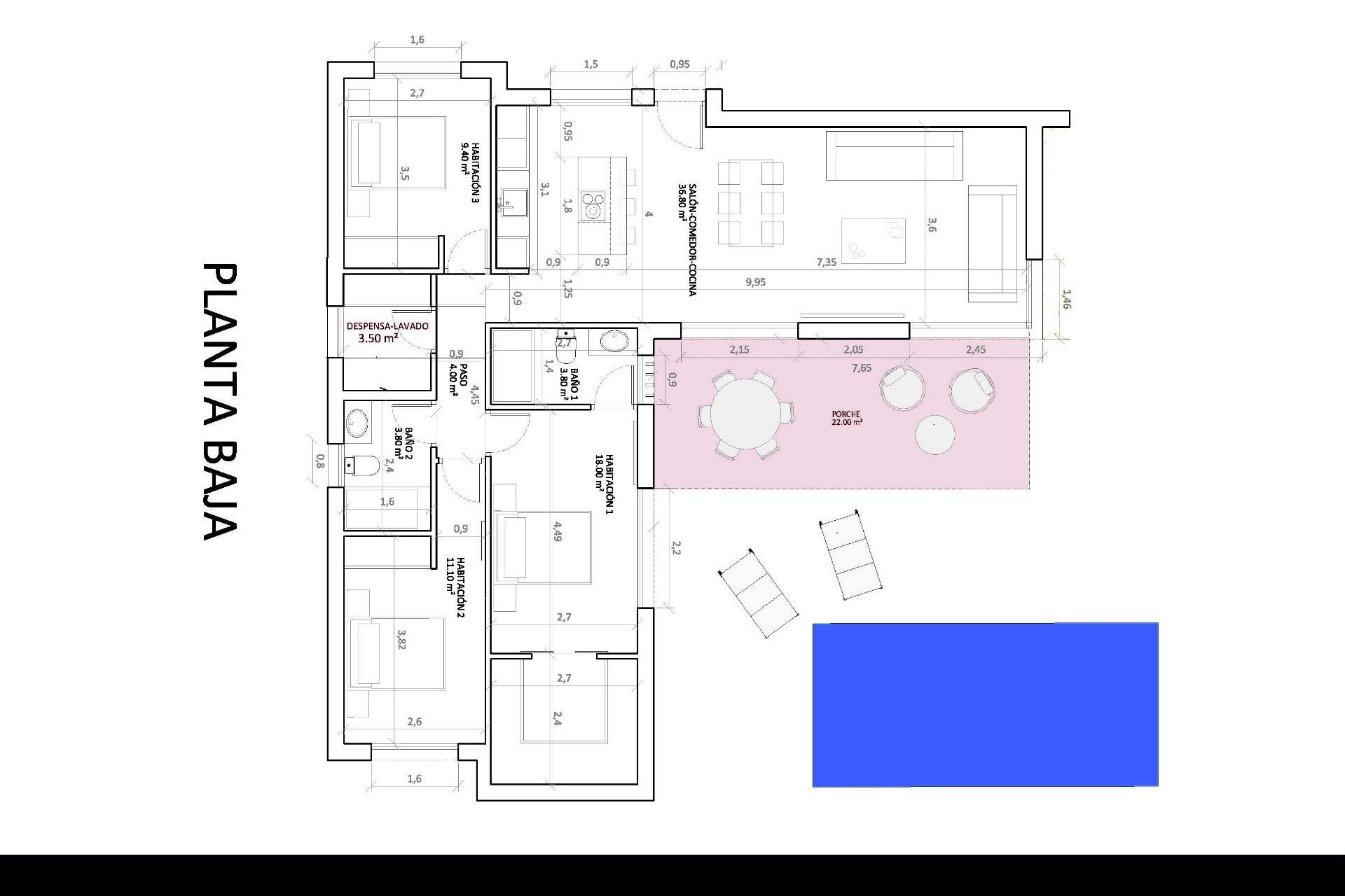 Nybyggnation - Detached Villa -
Monforte del Cid - La Capitana