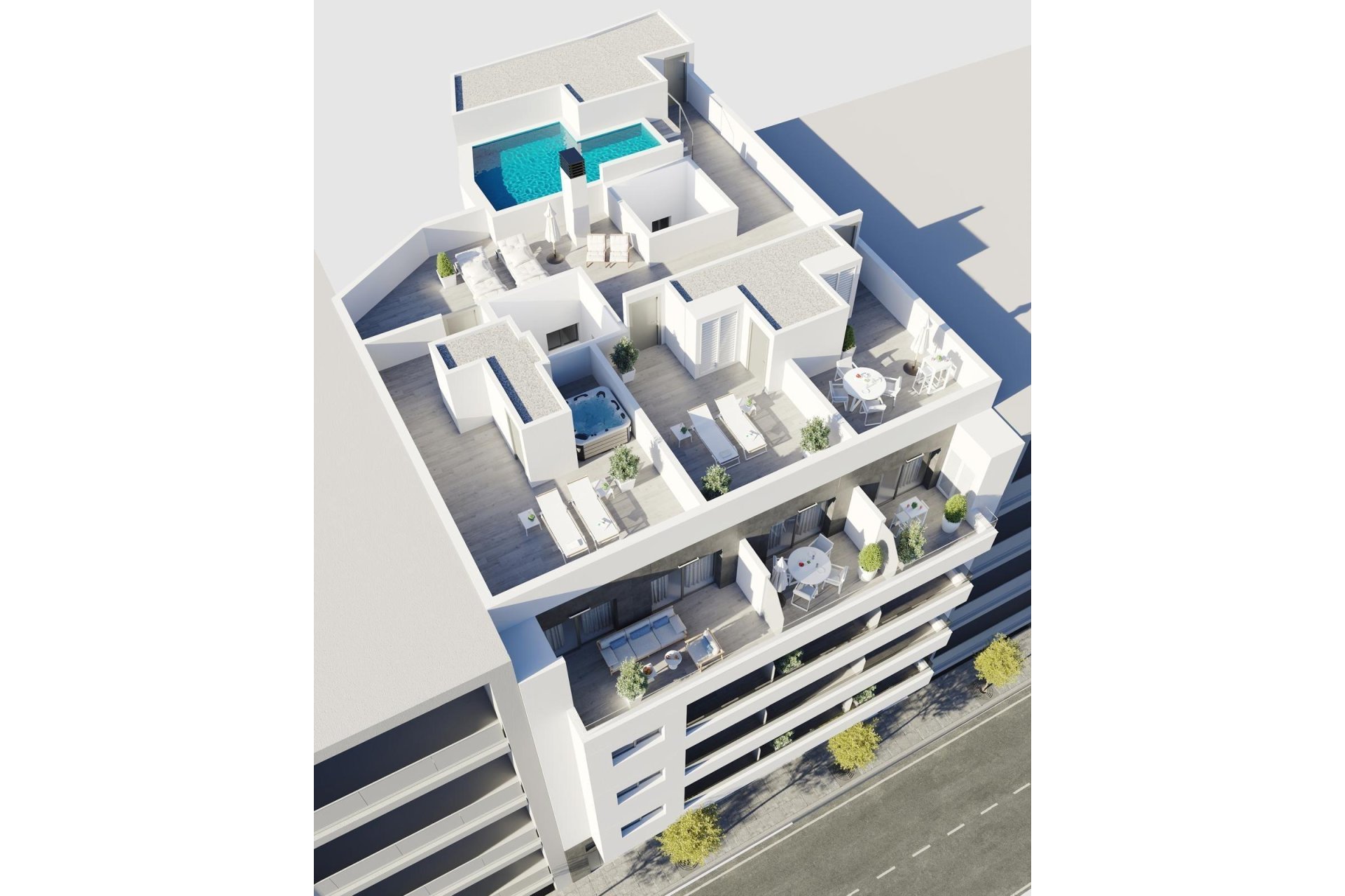 Nybyggnation - Lägenhet -
Torrevieja - Centro
