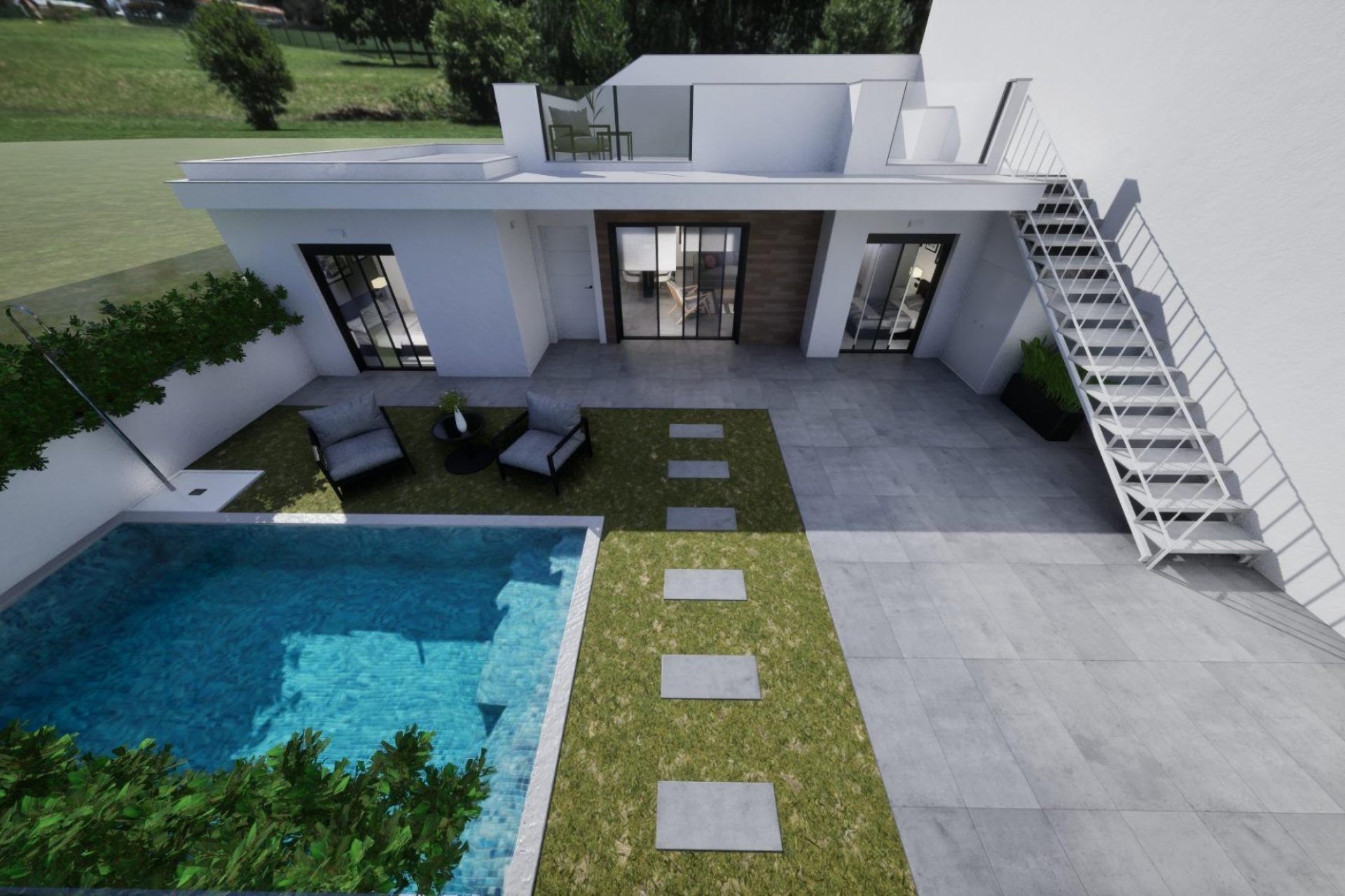 Nybyggnation - Quad House -
Torre Pacheco - pueblo