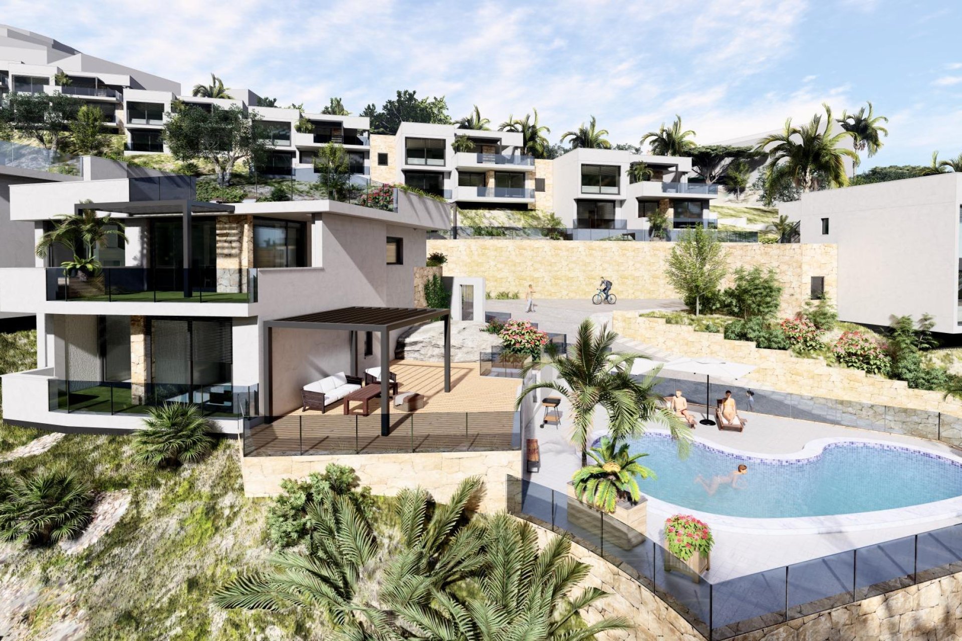 Nybyggnation - Radhus -
Altea - Sierra de Altea