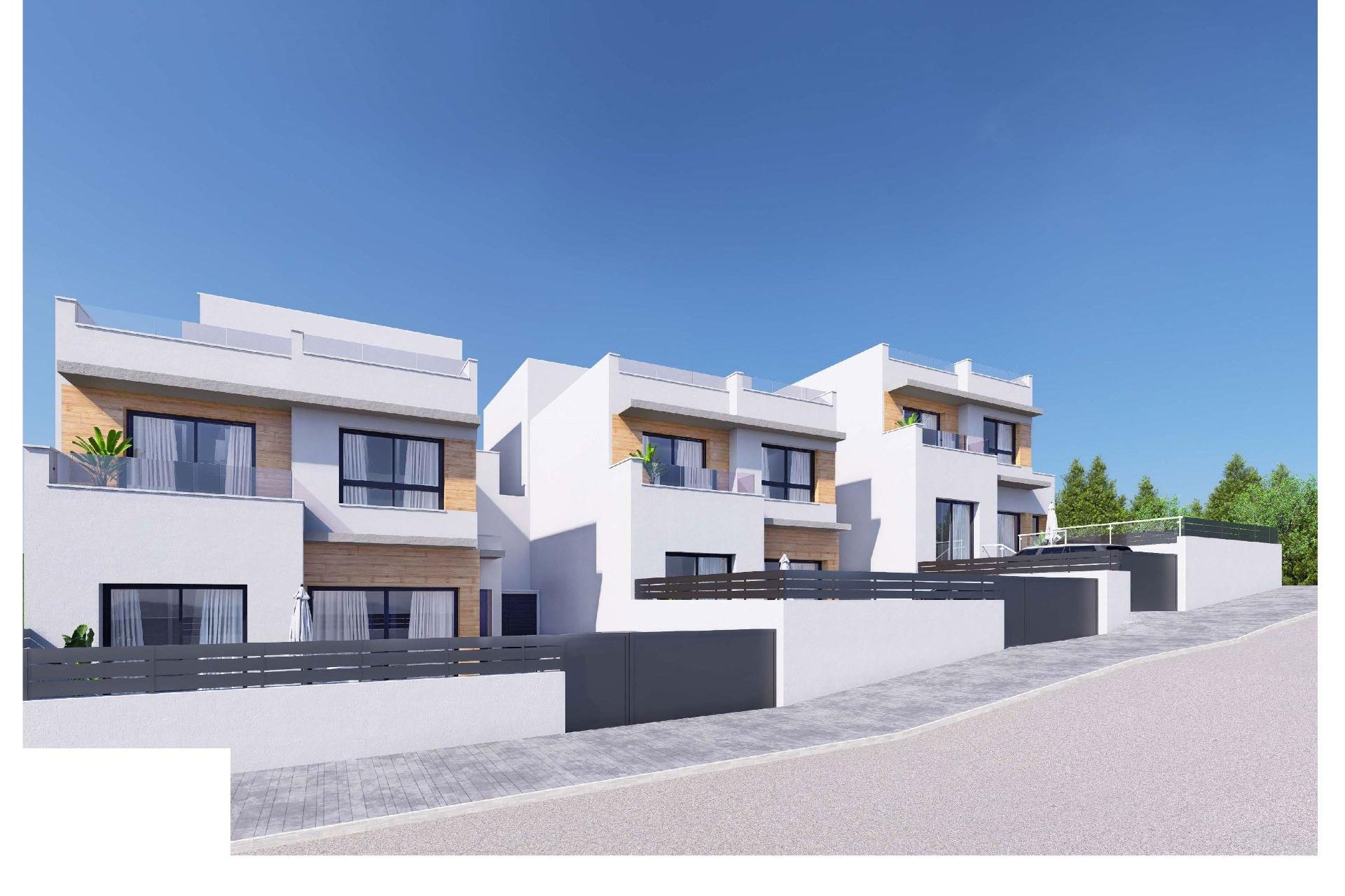 Nybyggnation - Radhus -
Benijofar - Pueblo