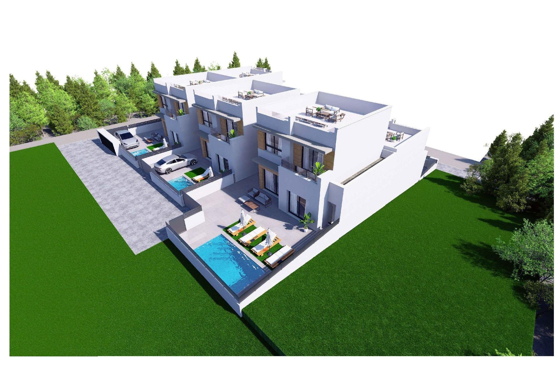 Nybyggnation - Radhus -
Benijofar - Pueblo