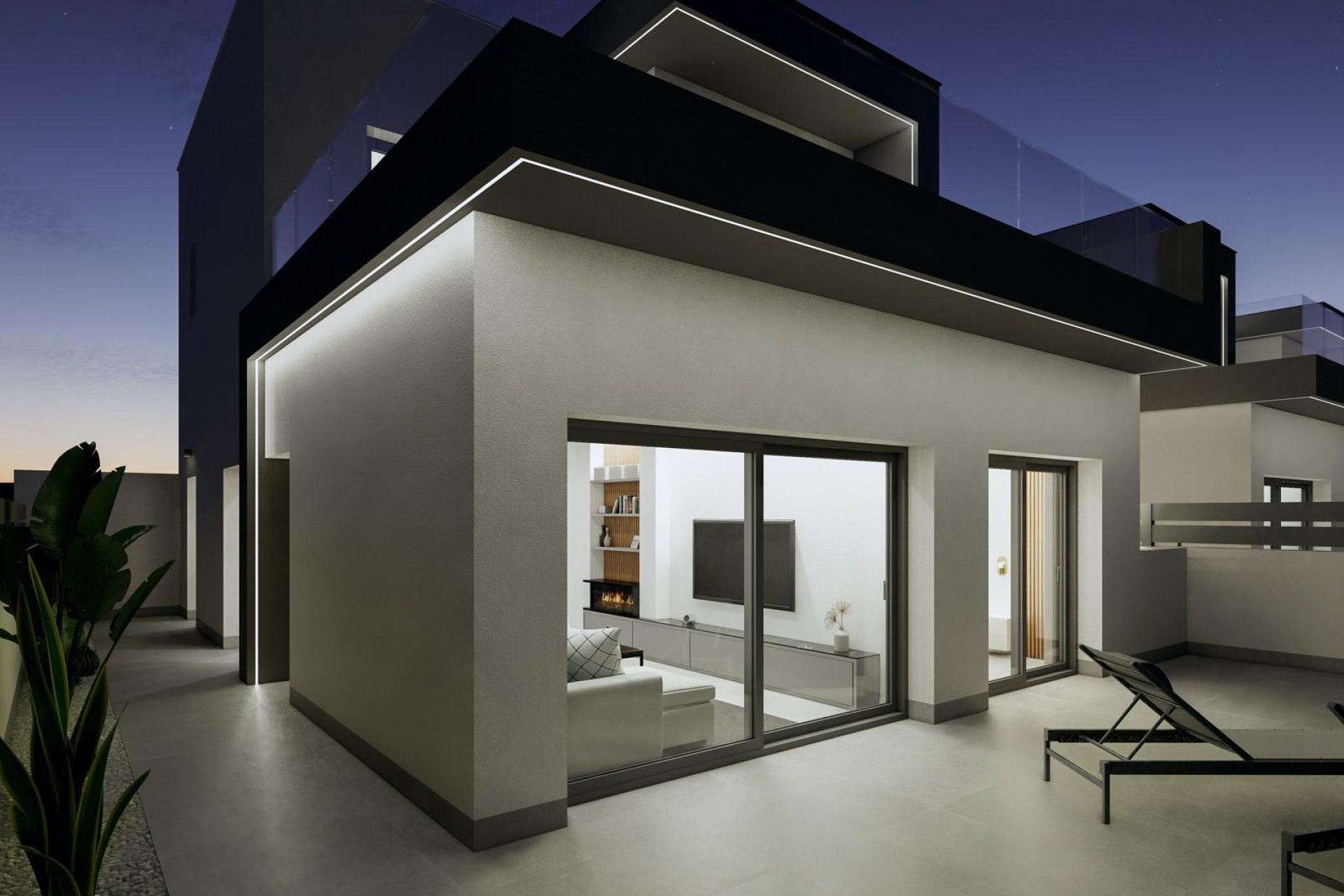 Nybyggnation - Radhus -
Benijofar - Pueblo