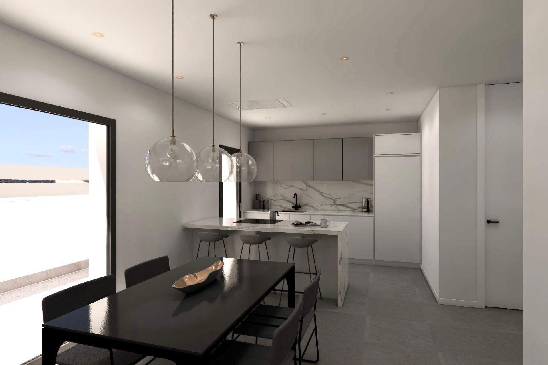 Nybyggnation - Radhus -
Benijofar - Pueblo