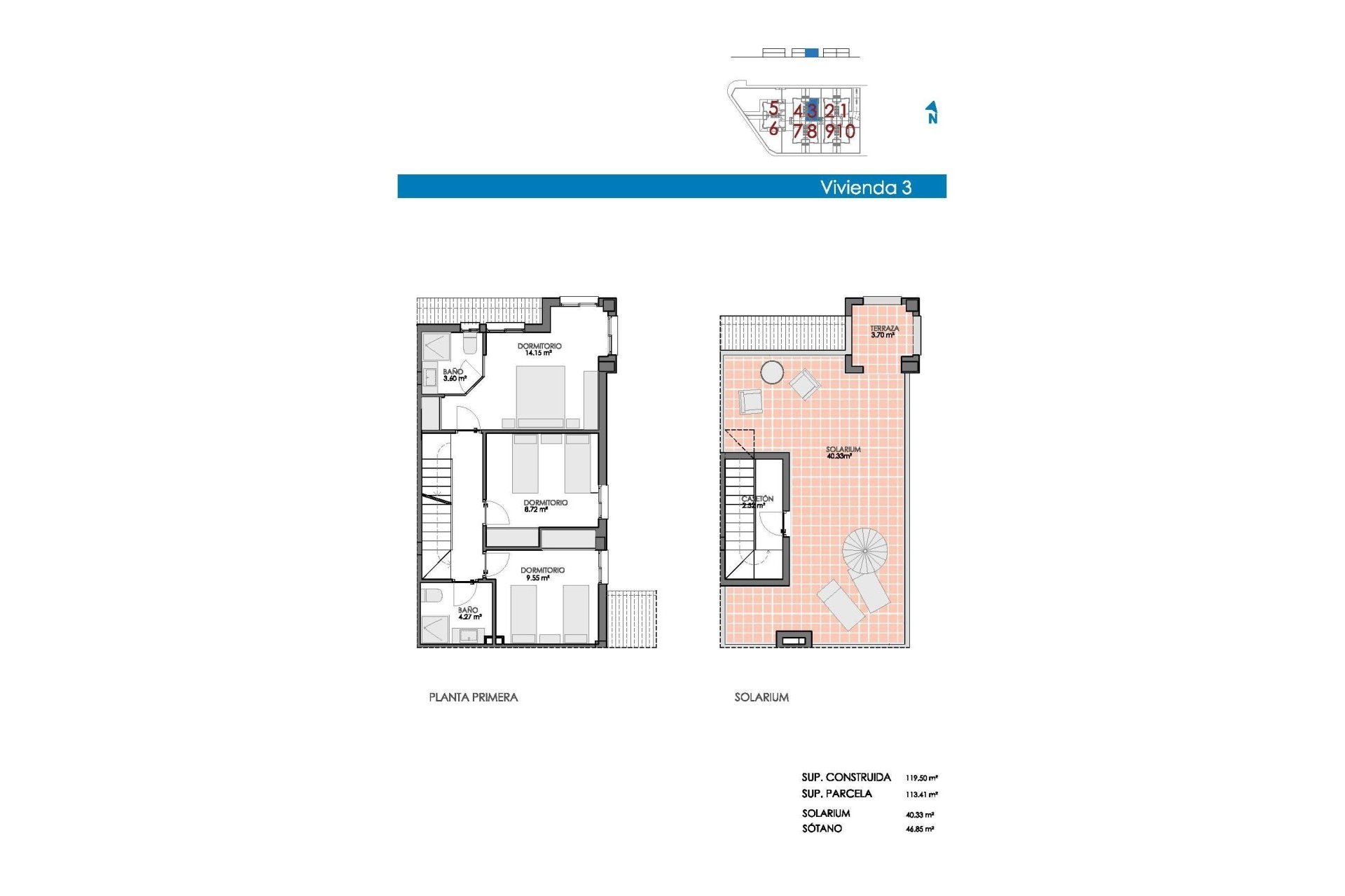 Nybyggnation - Radhus -
Bigastro - pueblo