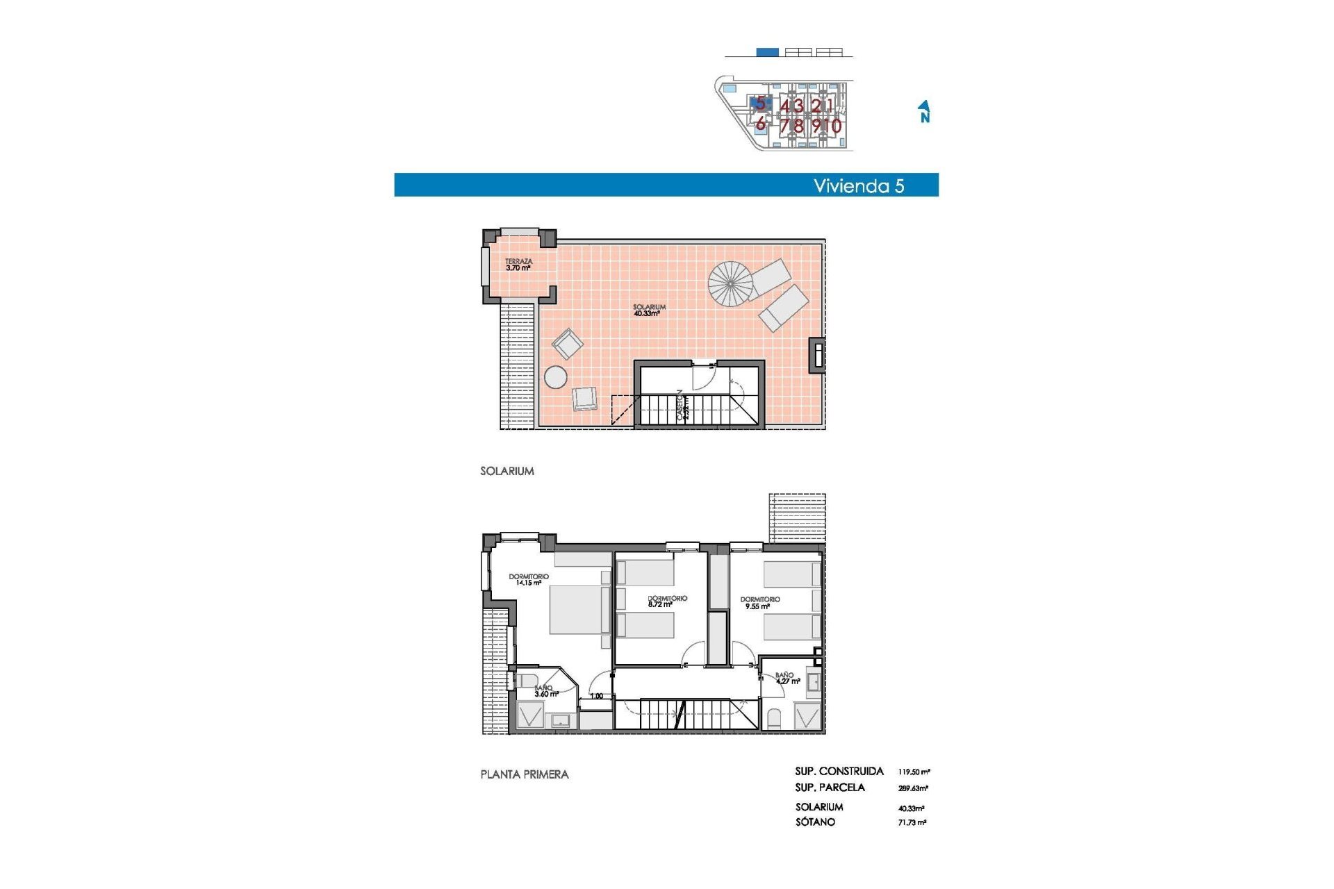 Nybyggnation - Radhus -
Bigastro - pueblo