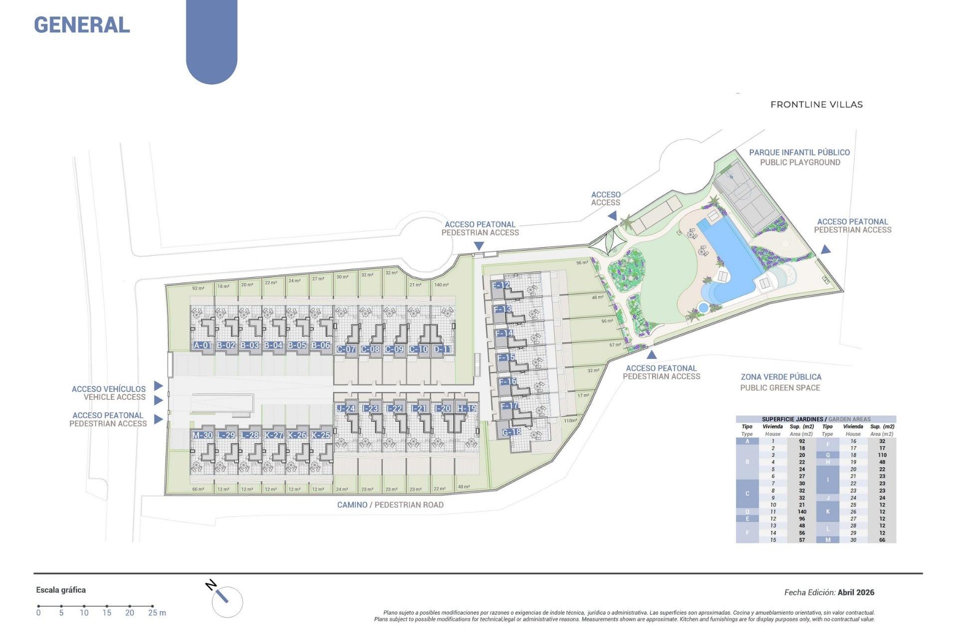 Nybyggnation - Radhus -
El Campello - Platja de L´Amerador