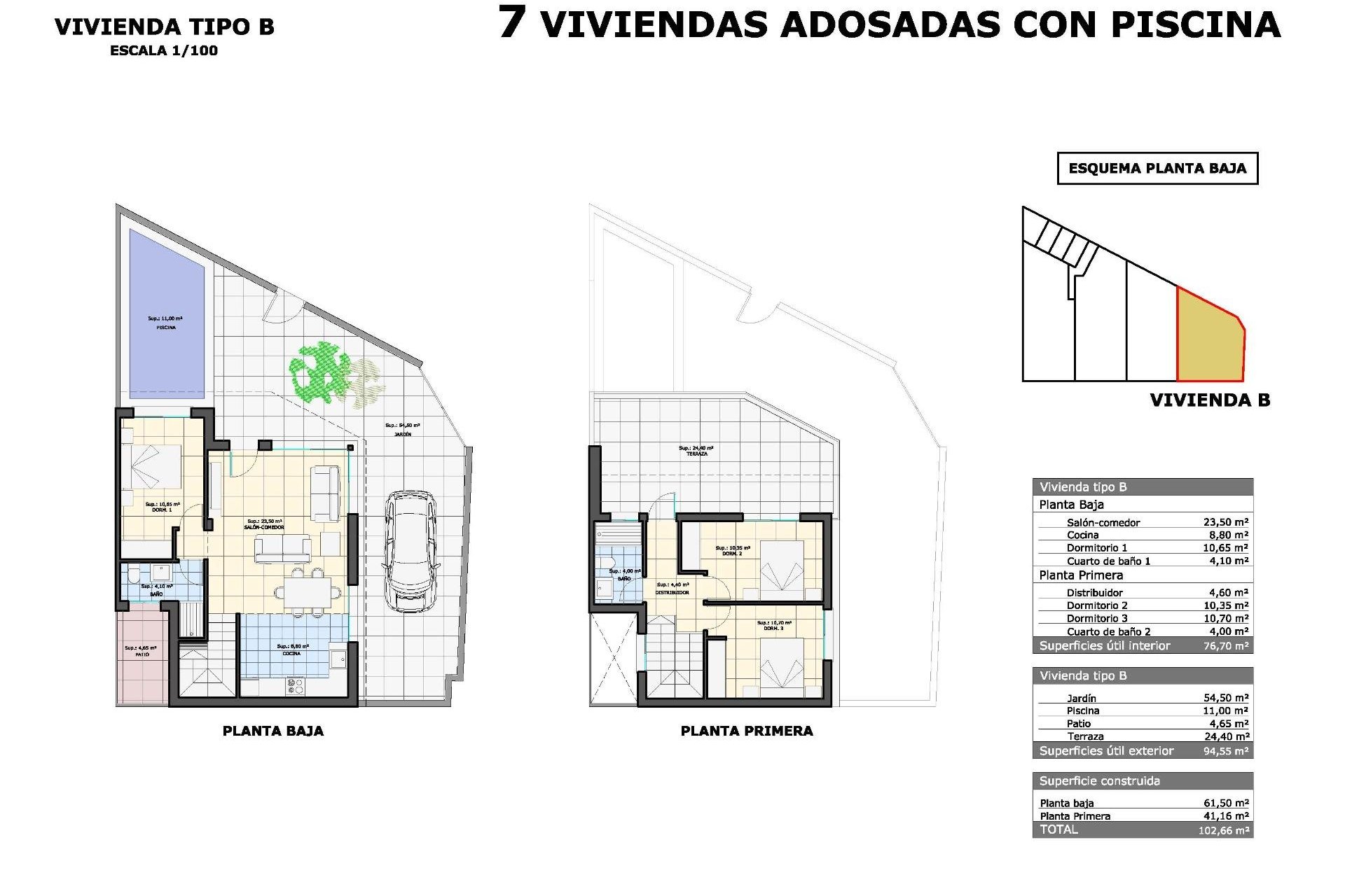 Nybyggnation - Radhus -
Pilar de la Horadada - pueblo