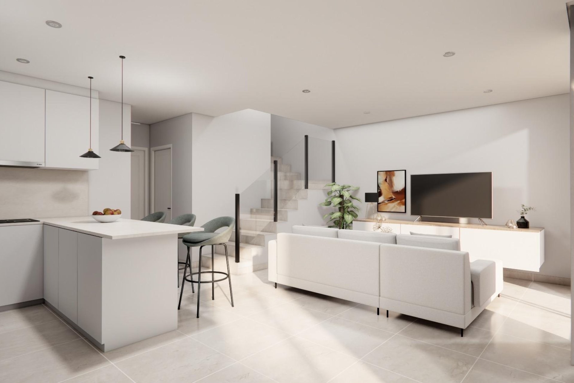Nybyggnation - Radhus -
Rojales - Pueblo