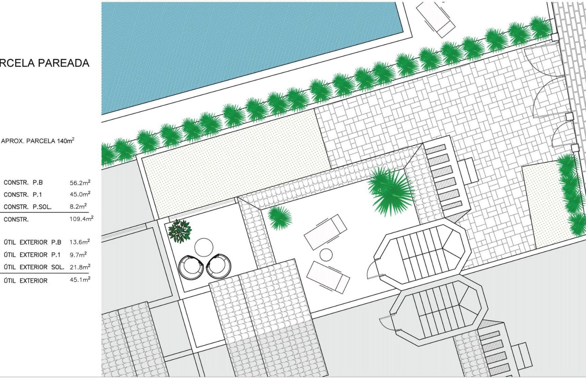 Nybyggnation - Radhus -
San Fulgencio - El Oasis